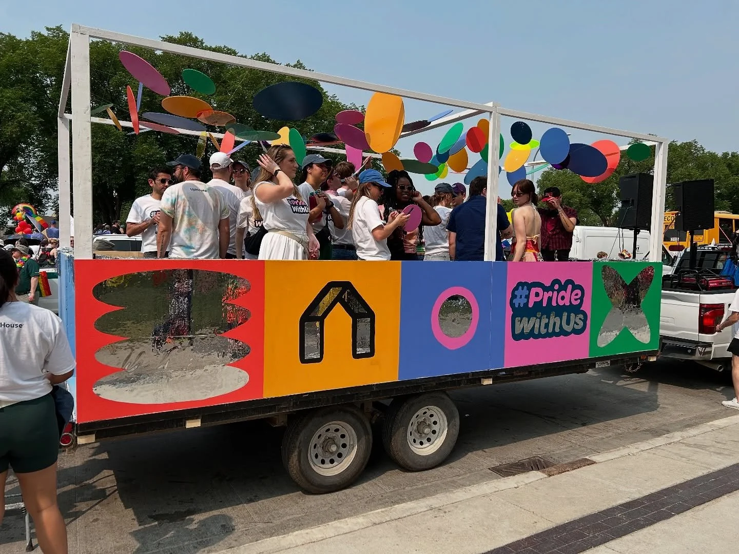 Thrilled to have collaborated with UpHouse on their incredible Pride Parade float this year! 🌈

UpHouse reached out to me because their team is incredibly busy and they wanted Pride to be a fun and relaxing time for their staff&mdash;not overwhelmin