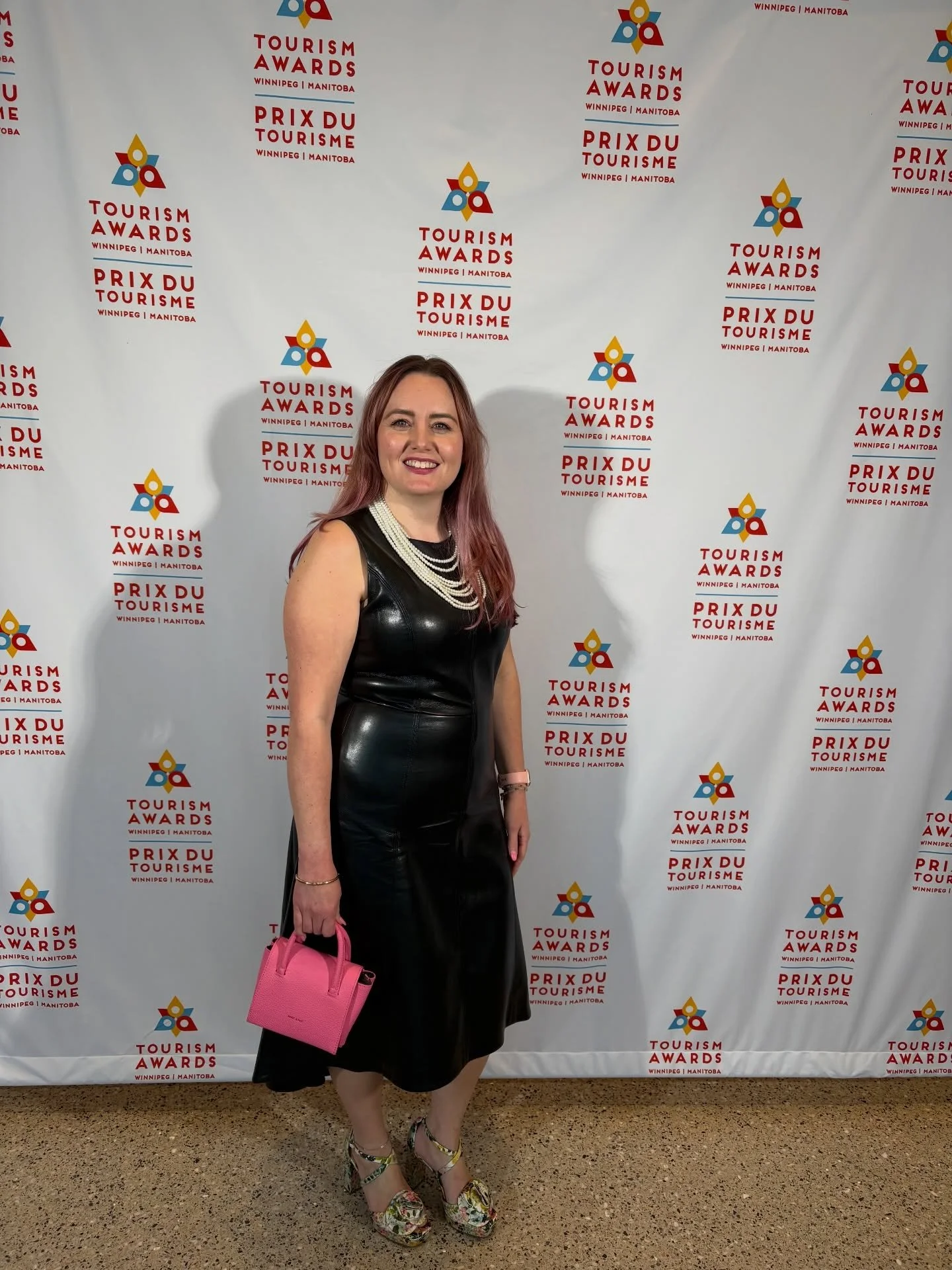 Had the best time with the amazing team from @indigenous.tourism.mb at the @travelmanitoba and @tourismwinnipeg&rsquo;s Tourism Awards! So fun to get dressed up and see folks from around the province get honoured for their contributions to this impor