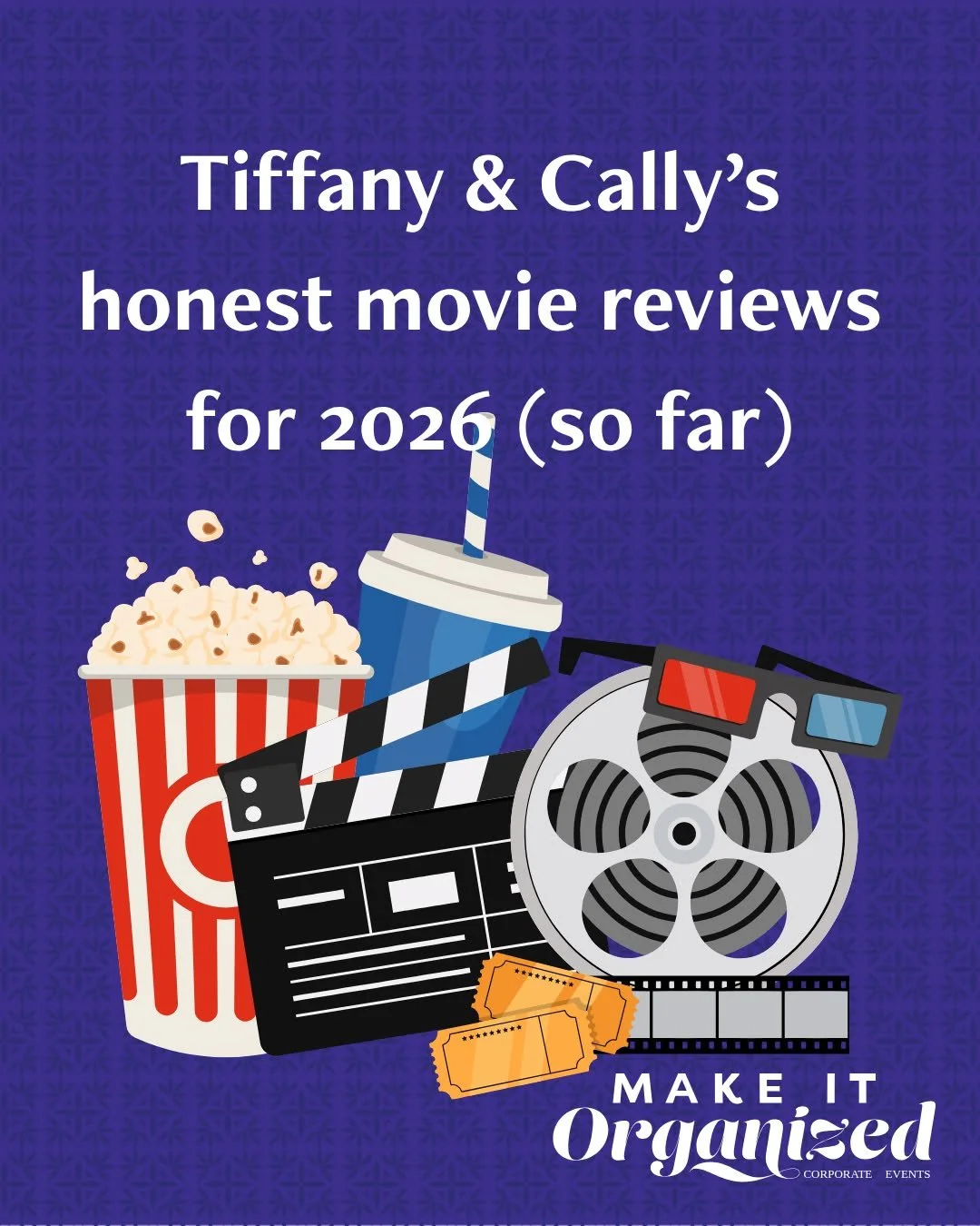 One of the things Cally and I love to do together is go to the movies.

We love the big screen, surround sound, extra large popcorn, free soda refills and sneaking in extra gummies in my XL purse. And we always spring for the reclining chairs with th