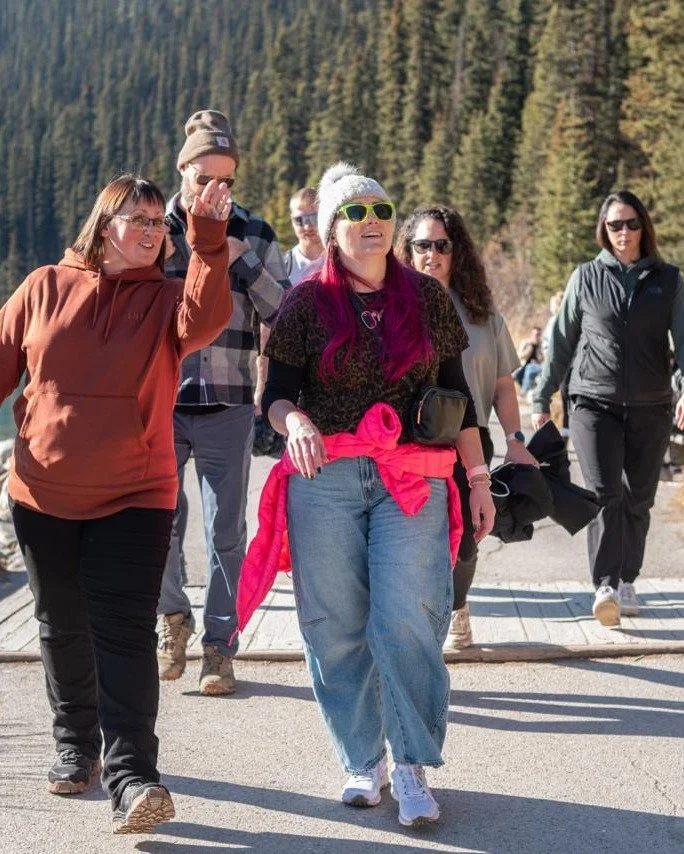 Last week I was in Banff with a client, running her client retreat. We did one back in April in Phoenix and it was amazing, a 10/10 experience. This one was better.

I knew what to expect going in. I understood the flow better, and I understood the t