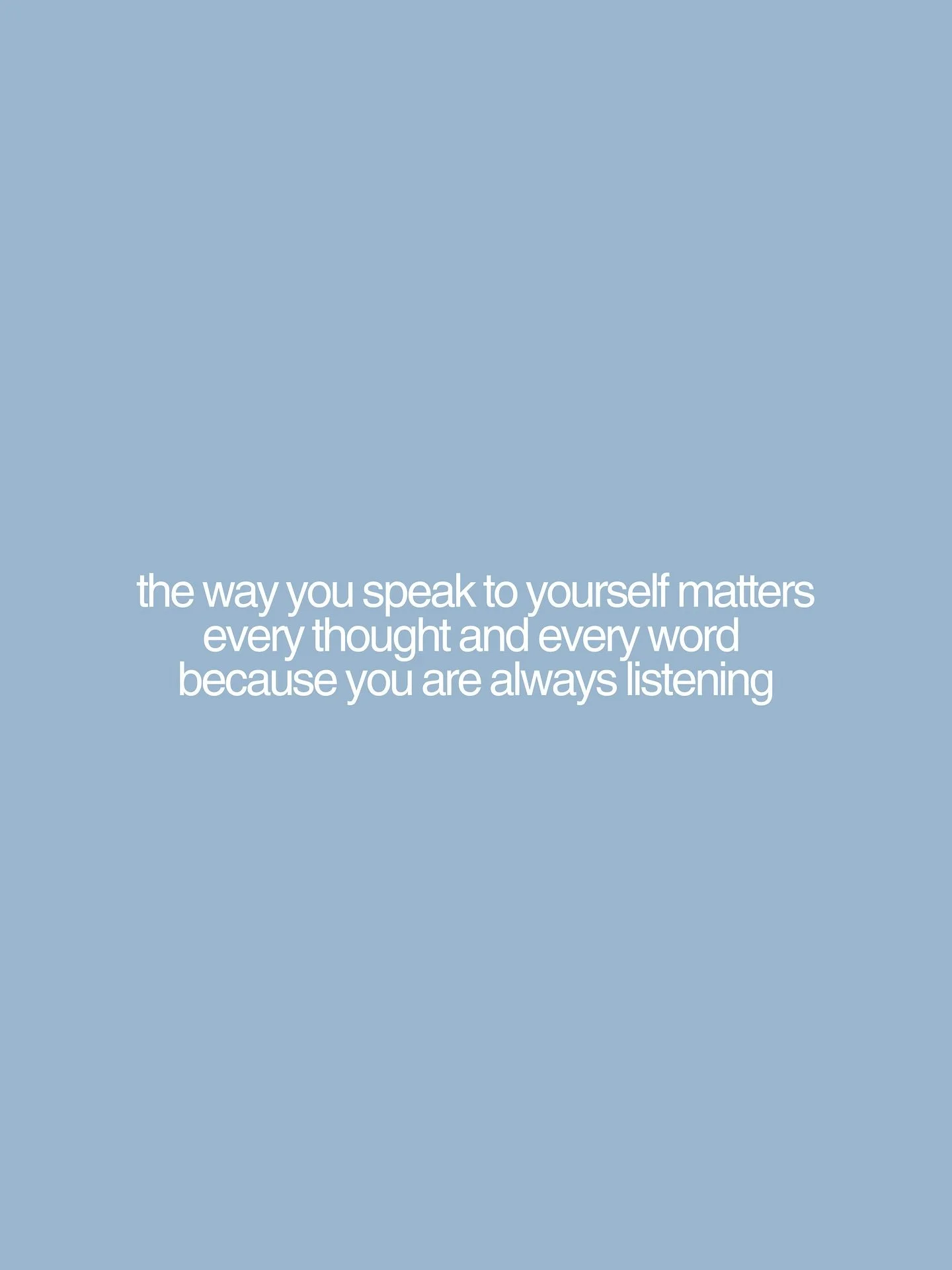 in honour of mental health awareness week, a gentle reminder &mdash; your inner voice shapes the way you see yourself and the world around you. speak with the same love, patience, and compassion you&rsquo;d offer someone you care deeply for. you&rsqu