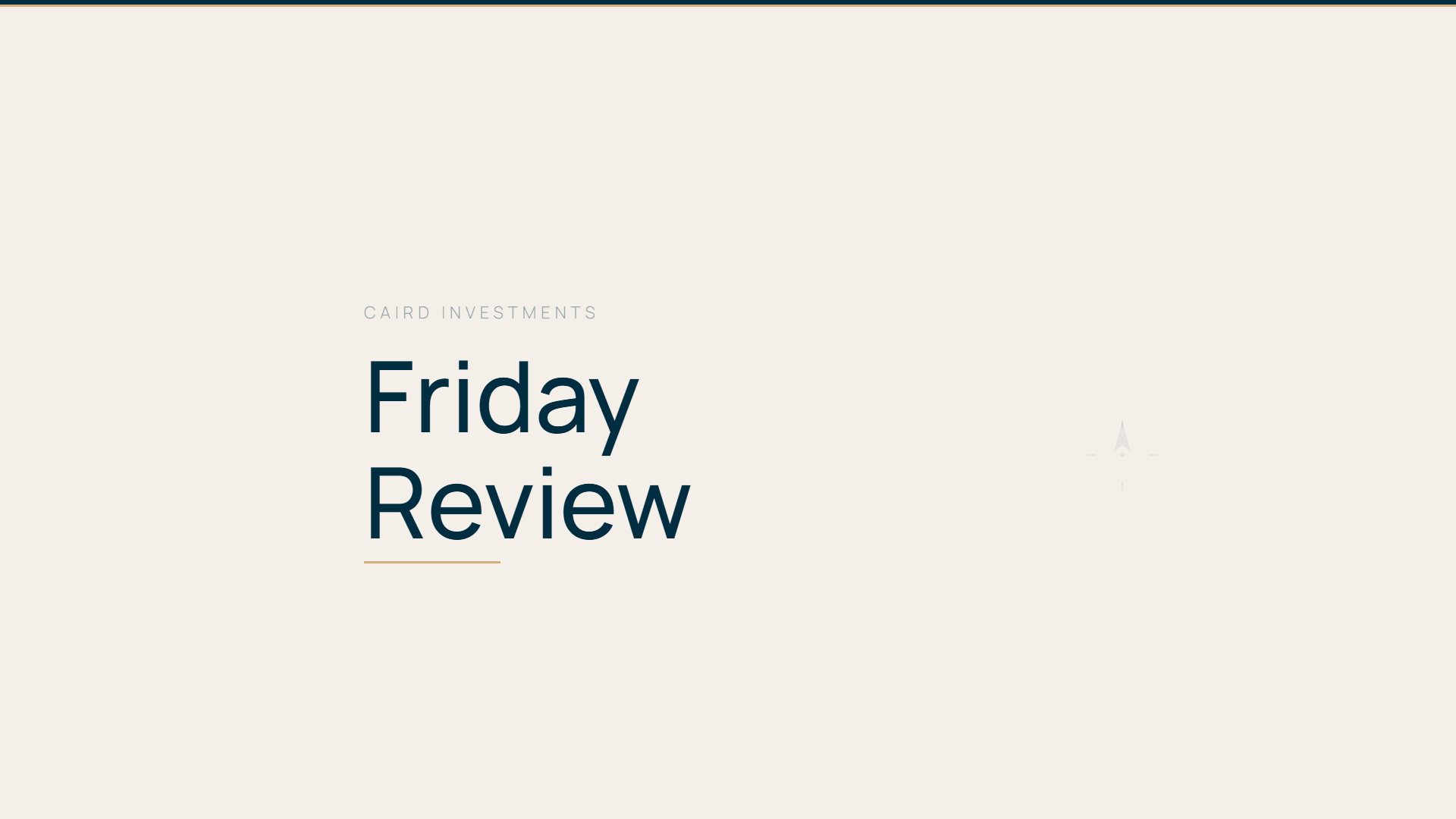 The Friday Review