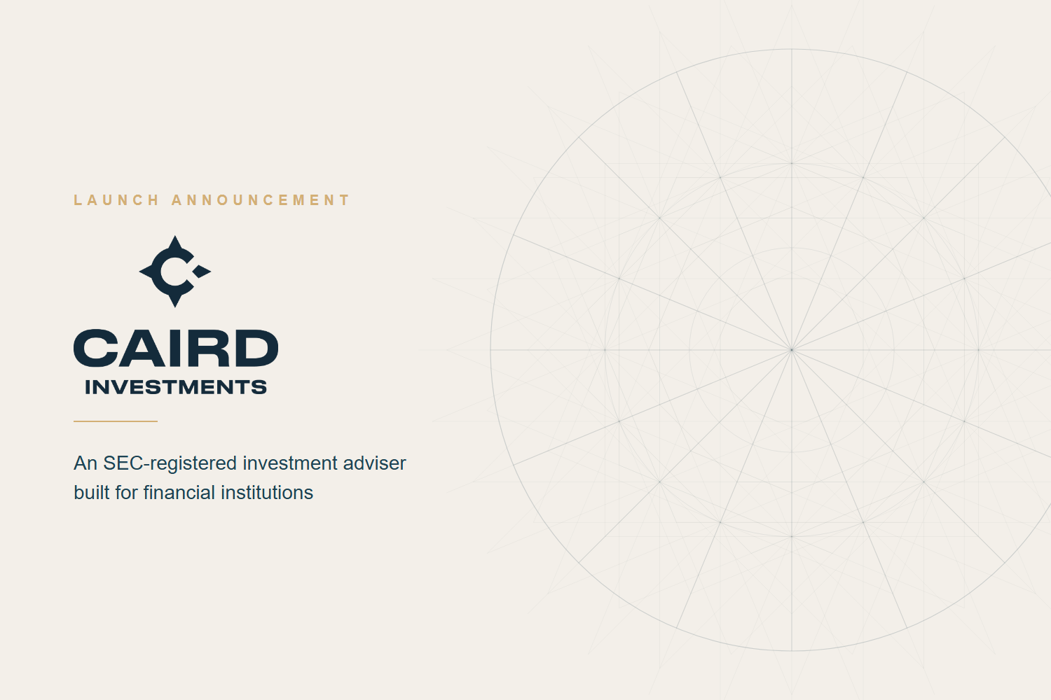 Caird Launch Announcement