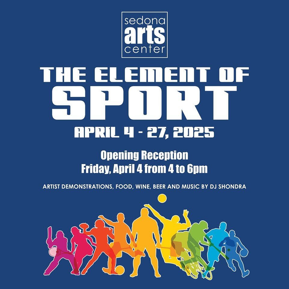 Very proud to be included in the Element of Sport Exhibition at the @sedonaartcenter Starts Friday!!