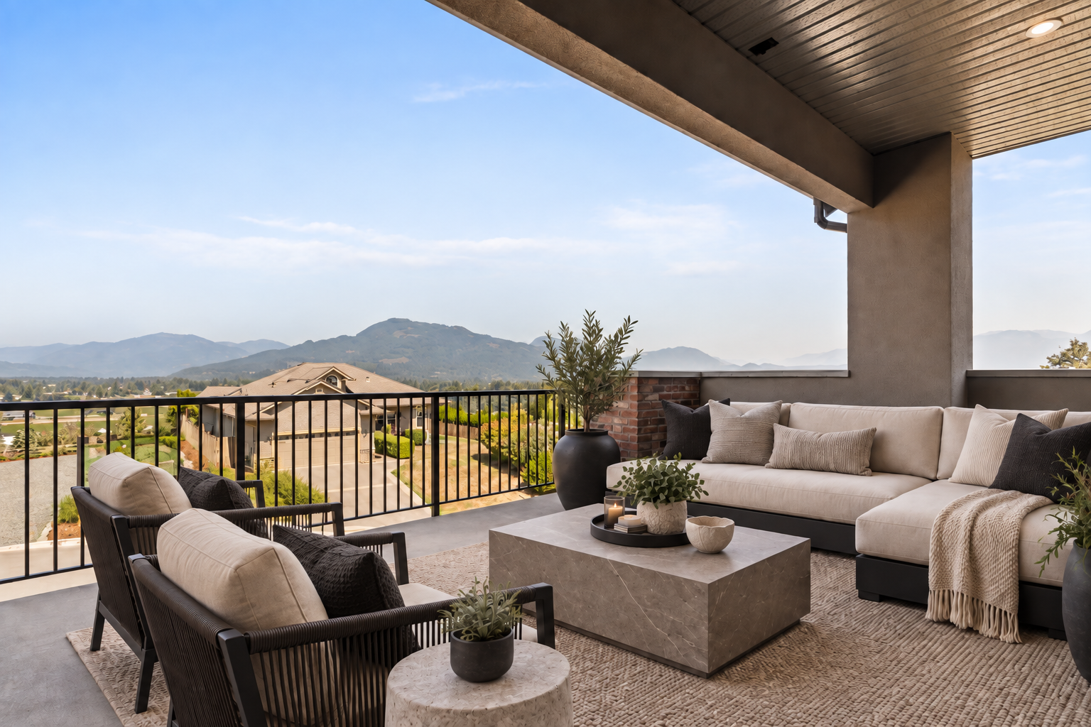 Patio with Valley Views
