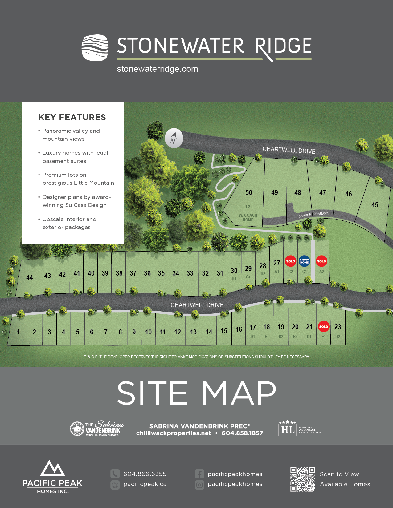 Available lots at a new luxury community on Little Mountain, Chilliwack, offering premium home and breathtaking views across the Fraser Valley.