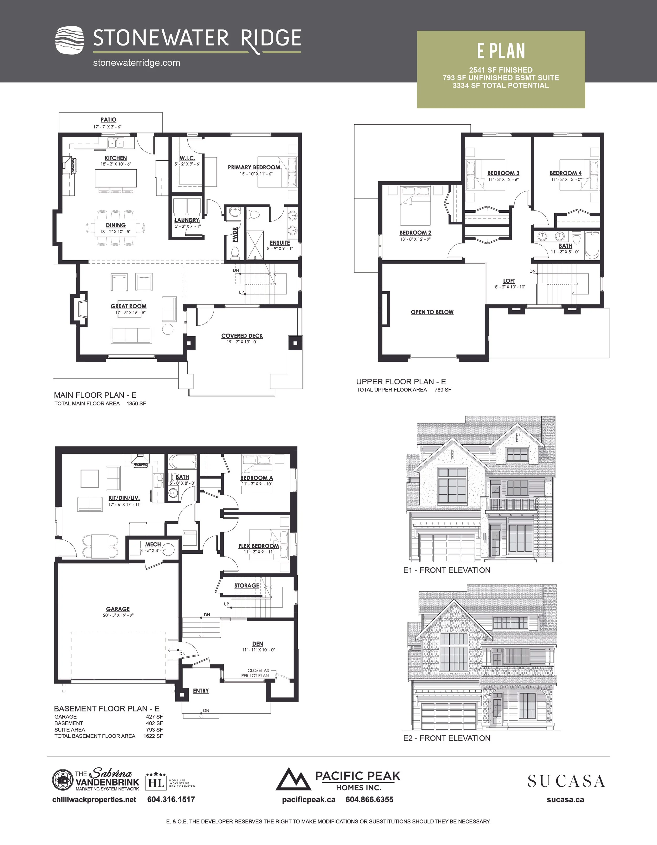 E Floor Plan