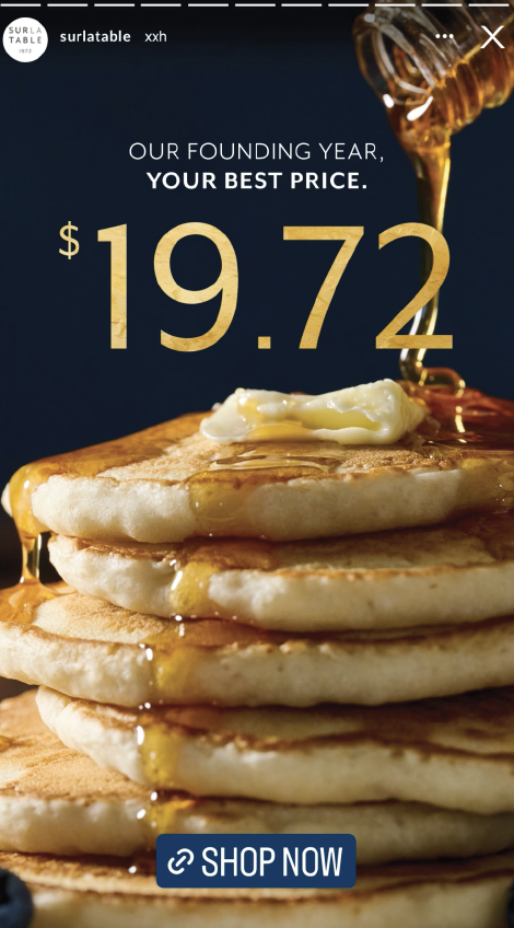 $19.72 Sale Story Slide