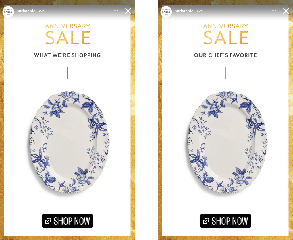 Canva template to spotlight sale items
