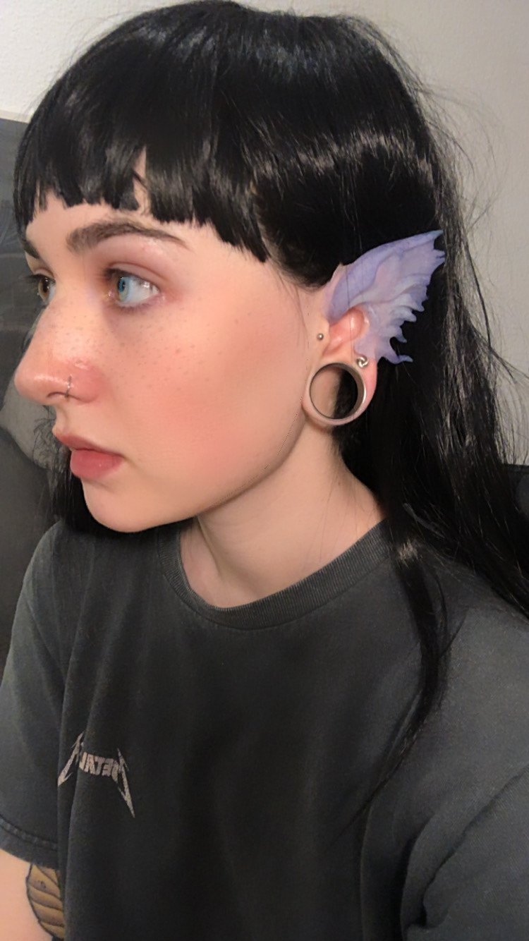 Silicone creature ears I ran