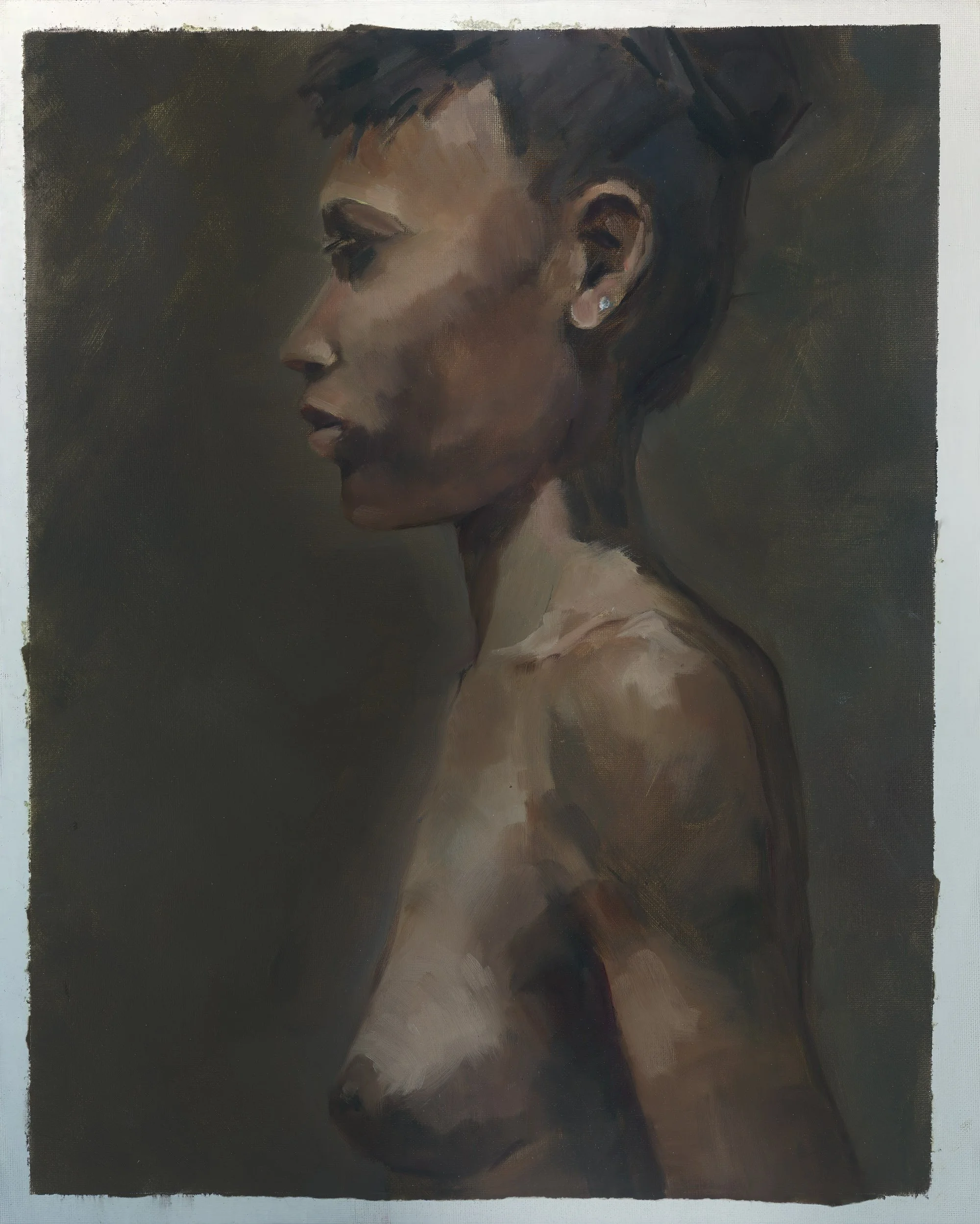 "Chelse Classical Model" - oil on canvas, ($2,100), framed, 16"x20"