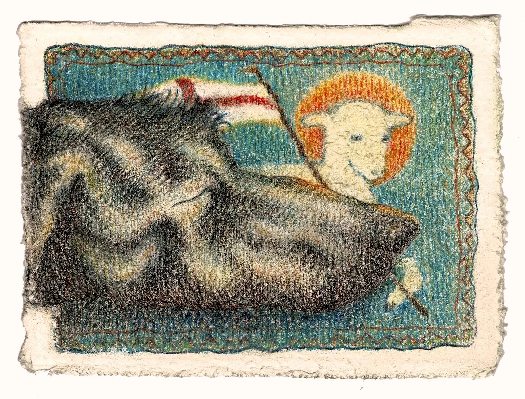 Black Shuck at the Kneeler
