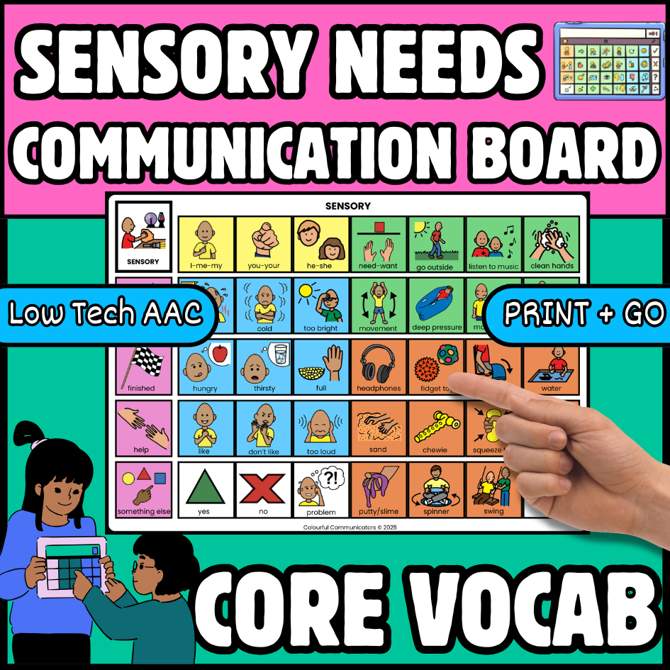 Sensory Needs Communication Board