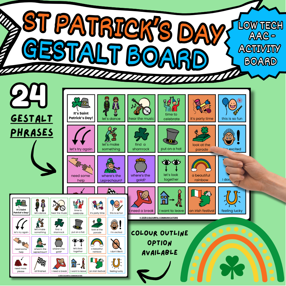 St Patricks Day Gestalt Board Cover- Colourful Communicators.png