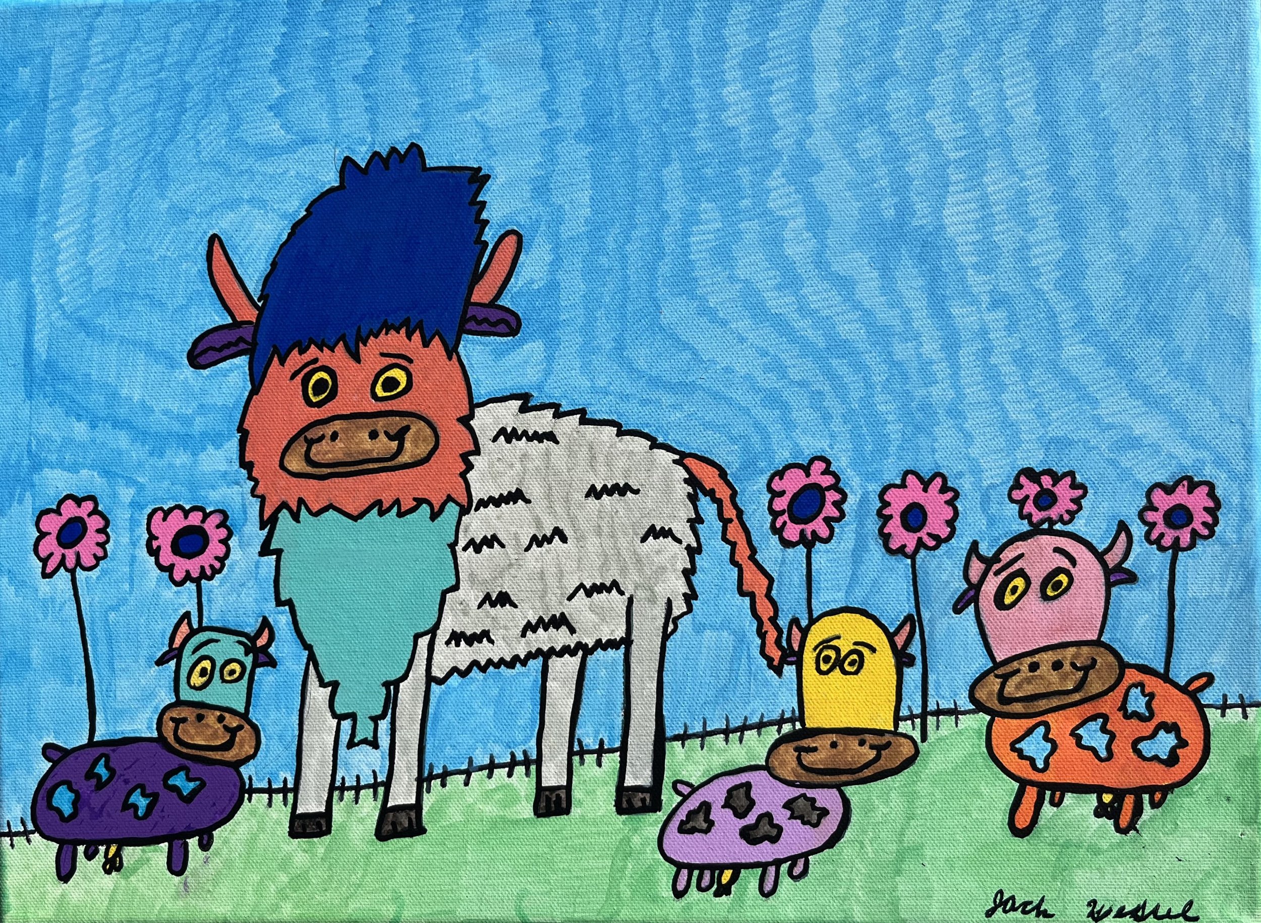 "Colorful Cow Crew"