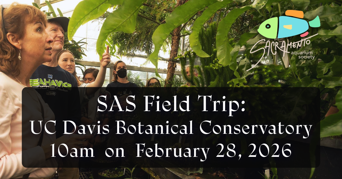 SAS Field Trip - UC Davis Botanical Conservatory Tour