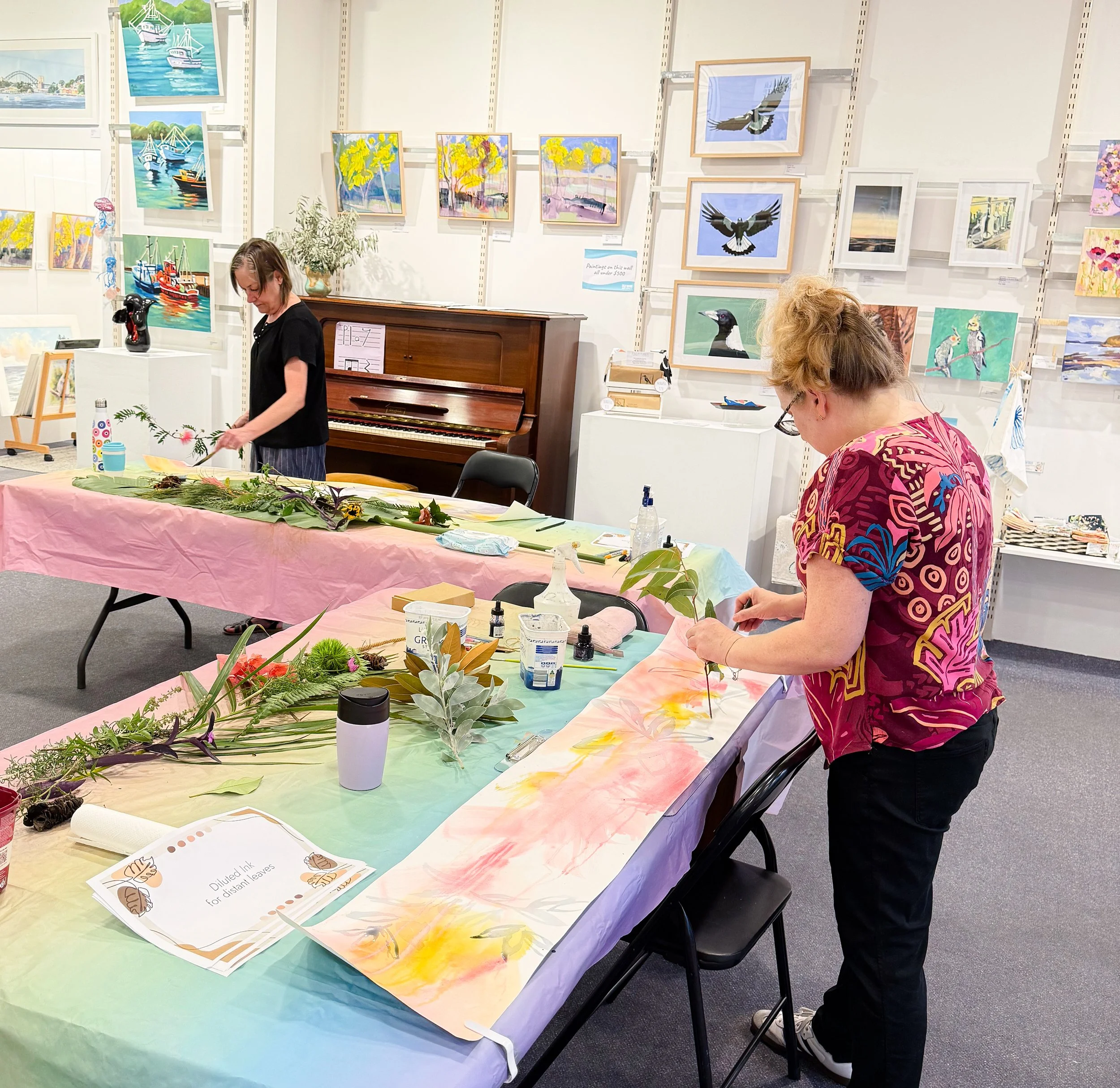 Beginner art workshop on the Central Coast with MazsMuses