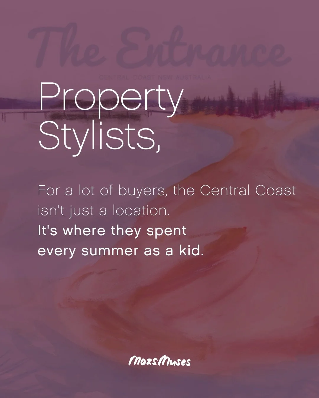 For a lot of buyers, the Central Coast is the place they spent every summer growing up. Art that puts those places on the wall does something other wall art doesn&rsquo;t. 
Six locations, painted on location, printed to order from A4 to A0. 
Framed a