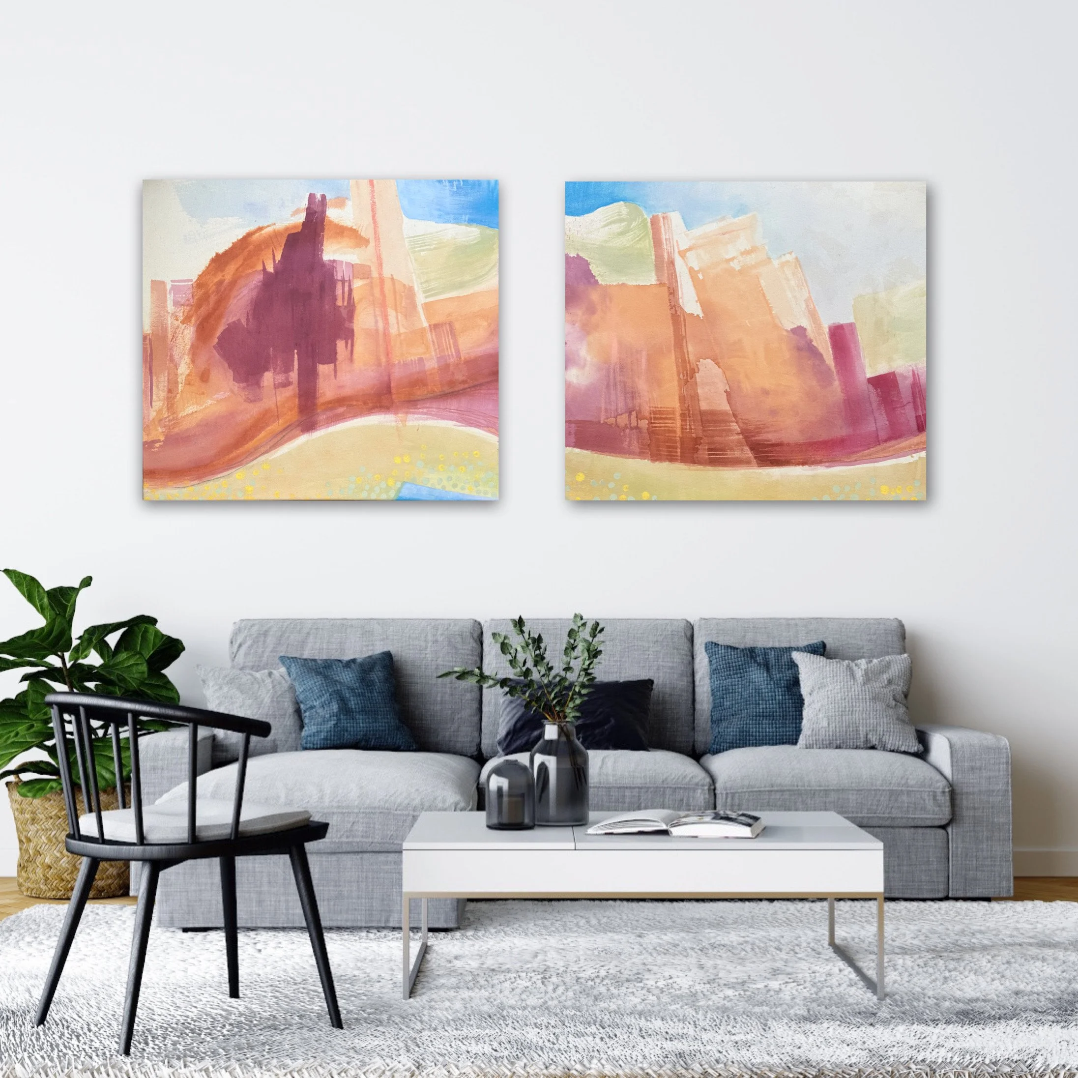The Organ Pipes, Yapula (Glen Helen, Diptych)