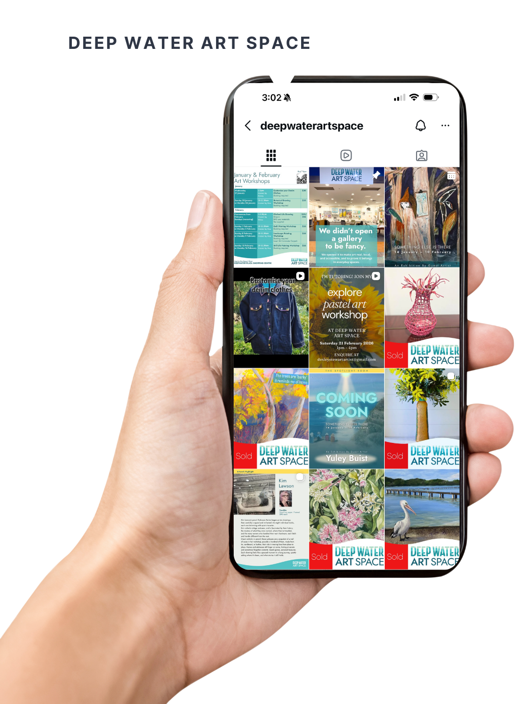 Instagram grid example