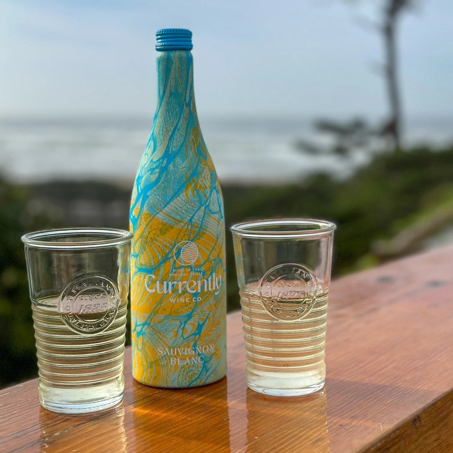 Currently Wine Co. Tasting on the Party Deck