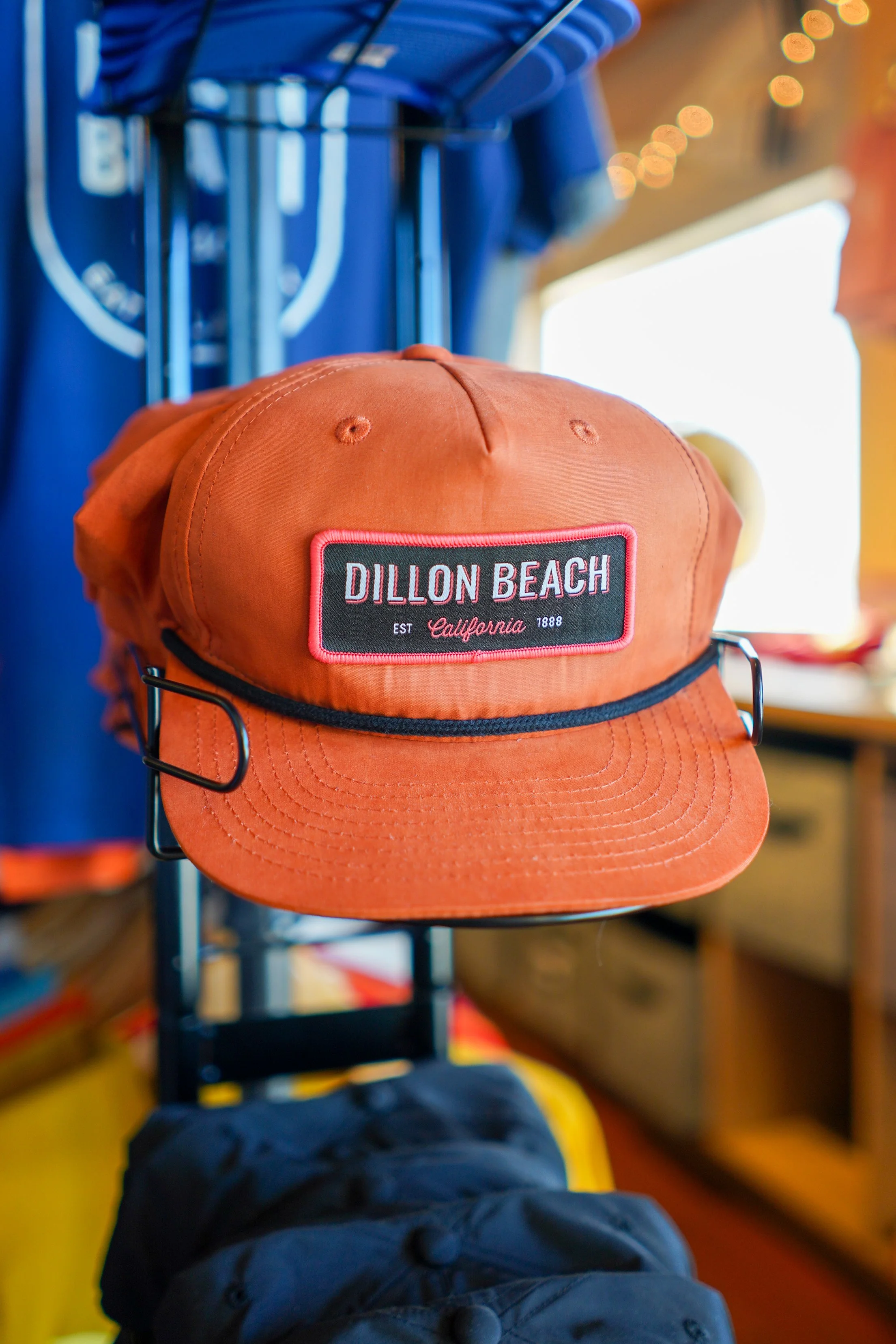 Dillon Beach hats at the general store 