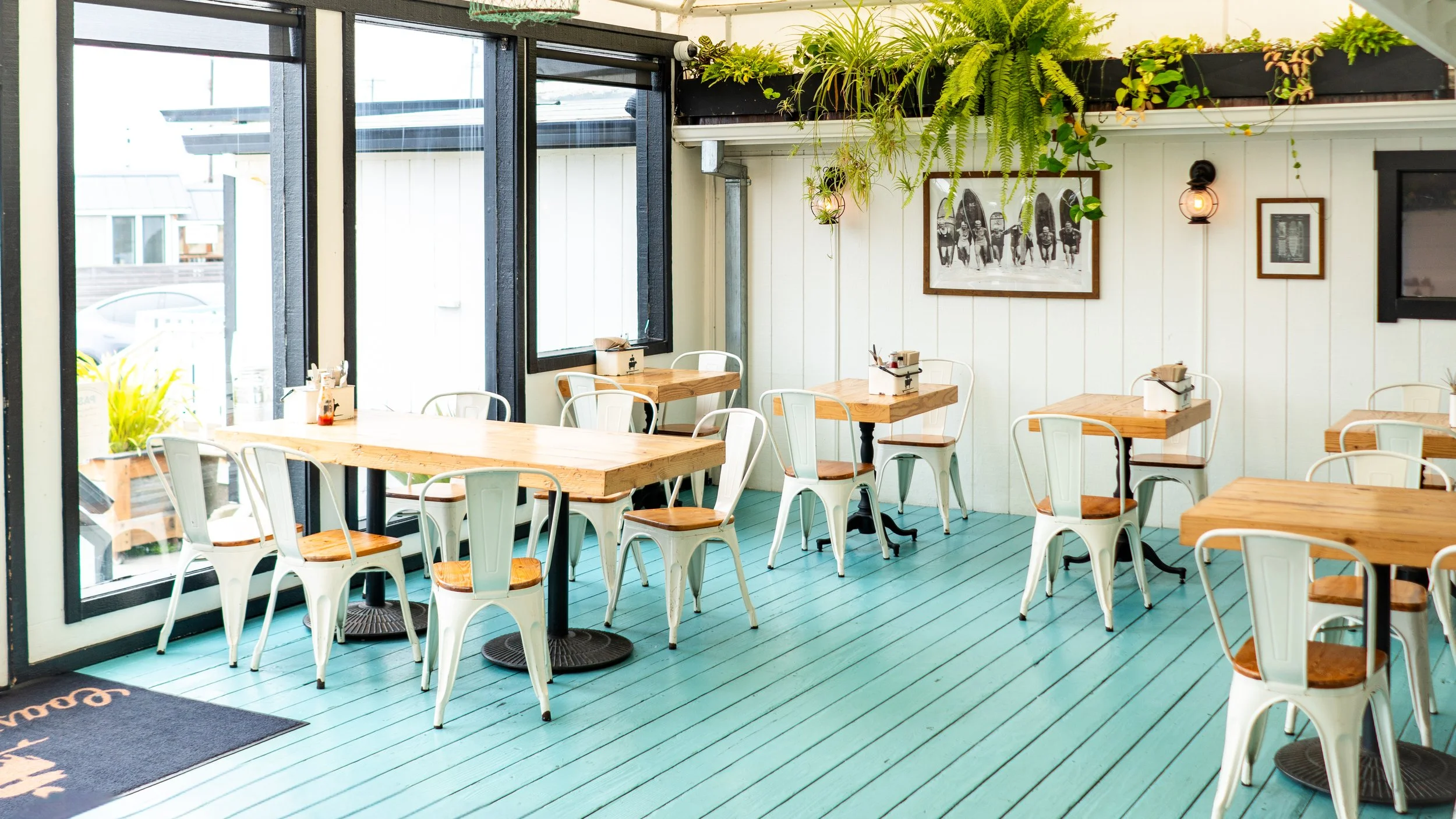 Interior of the Coastal Kitchen on property of Dillon Beach Resort located at Dillon Beach, CA