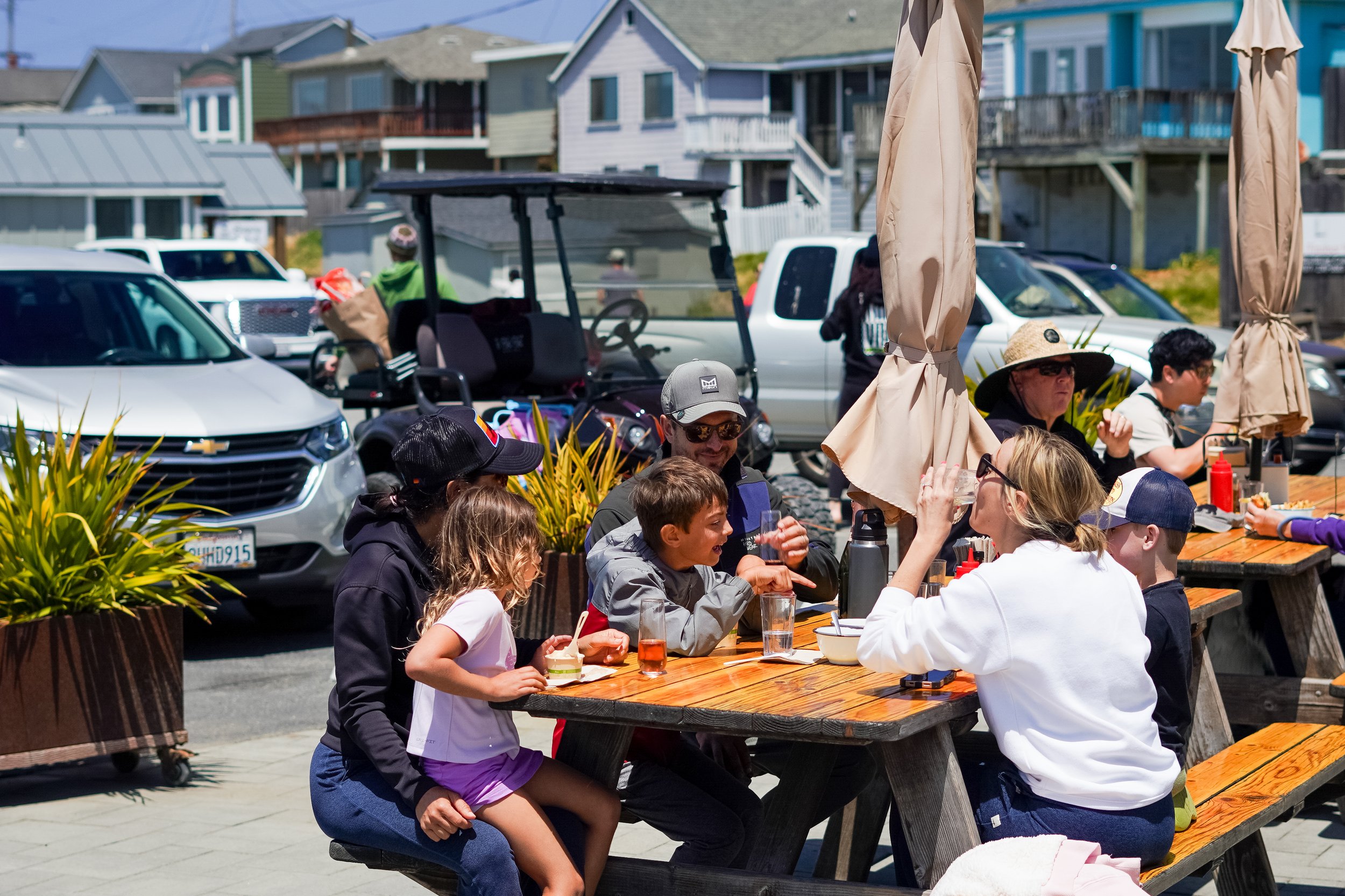 Family friendly eating at the Coastal Kitchen located onsite at Dillon Beach Resort