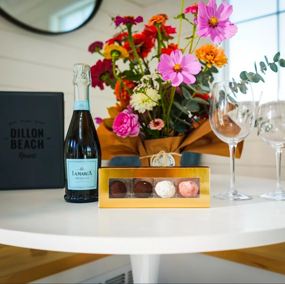 Dillon Beach Resort add on packages, Birthday or Anniversary