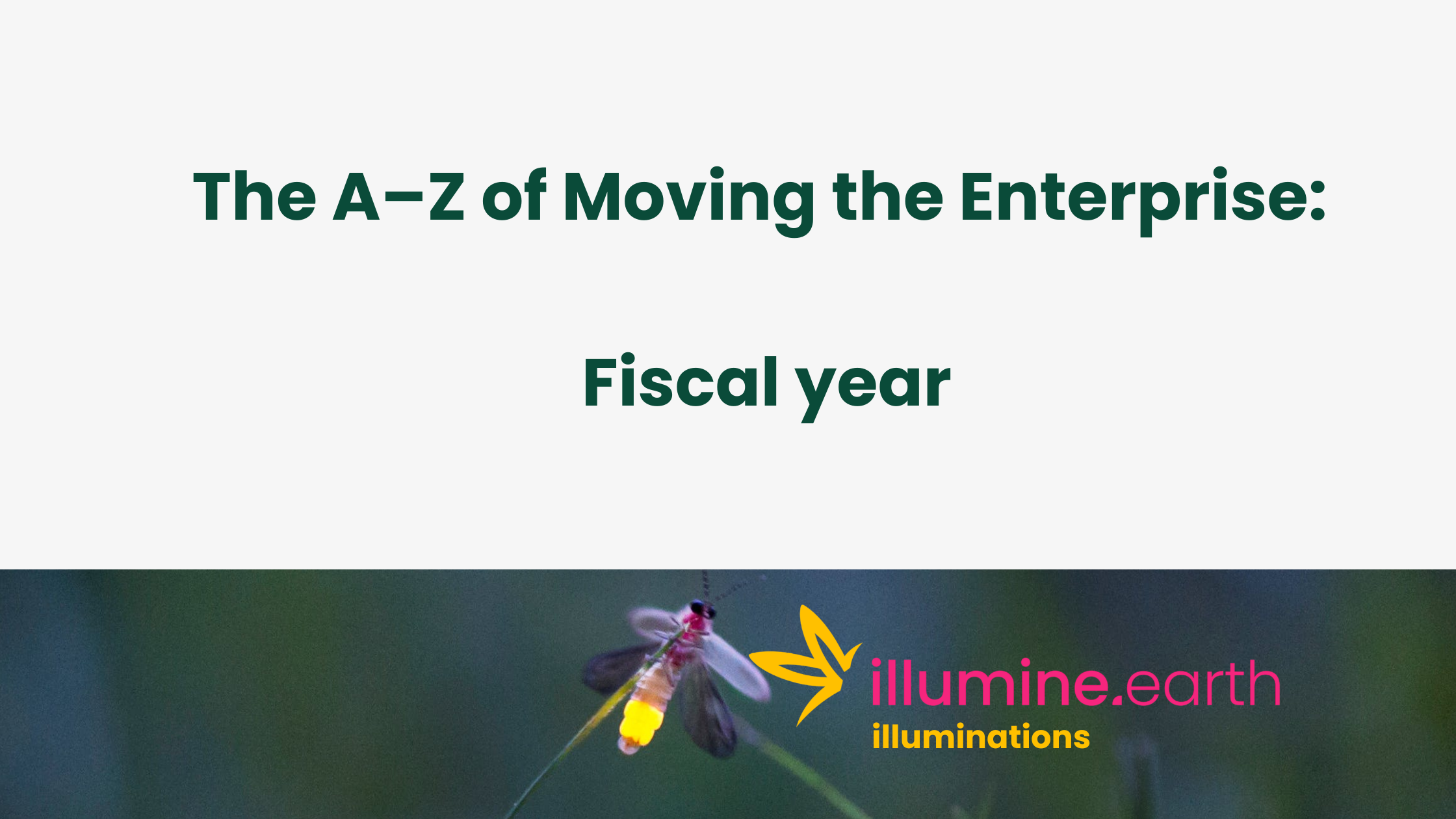 Enterprise A-Z: Fiscal Year