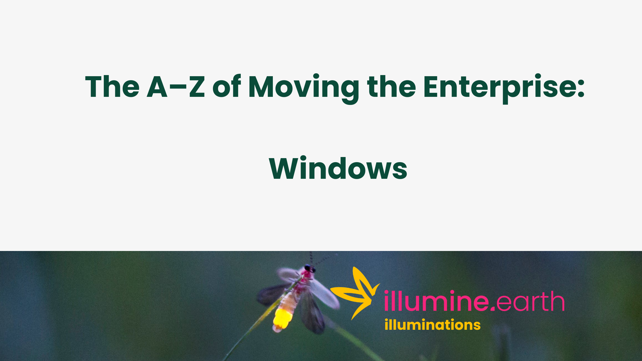 Enterprise A-Z: Windows