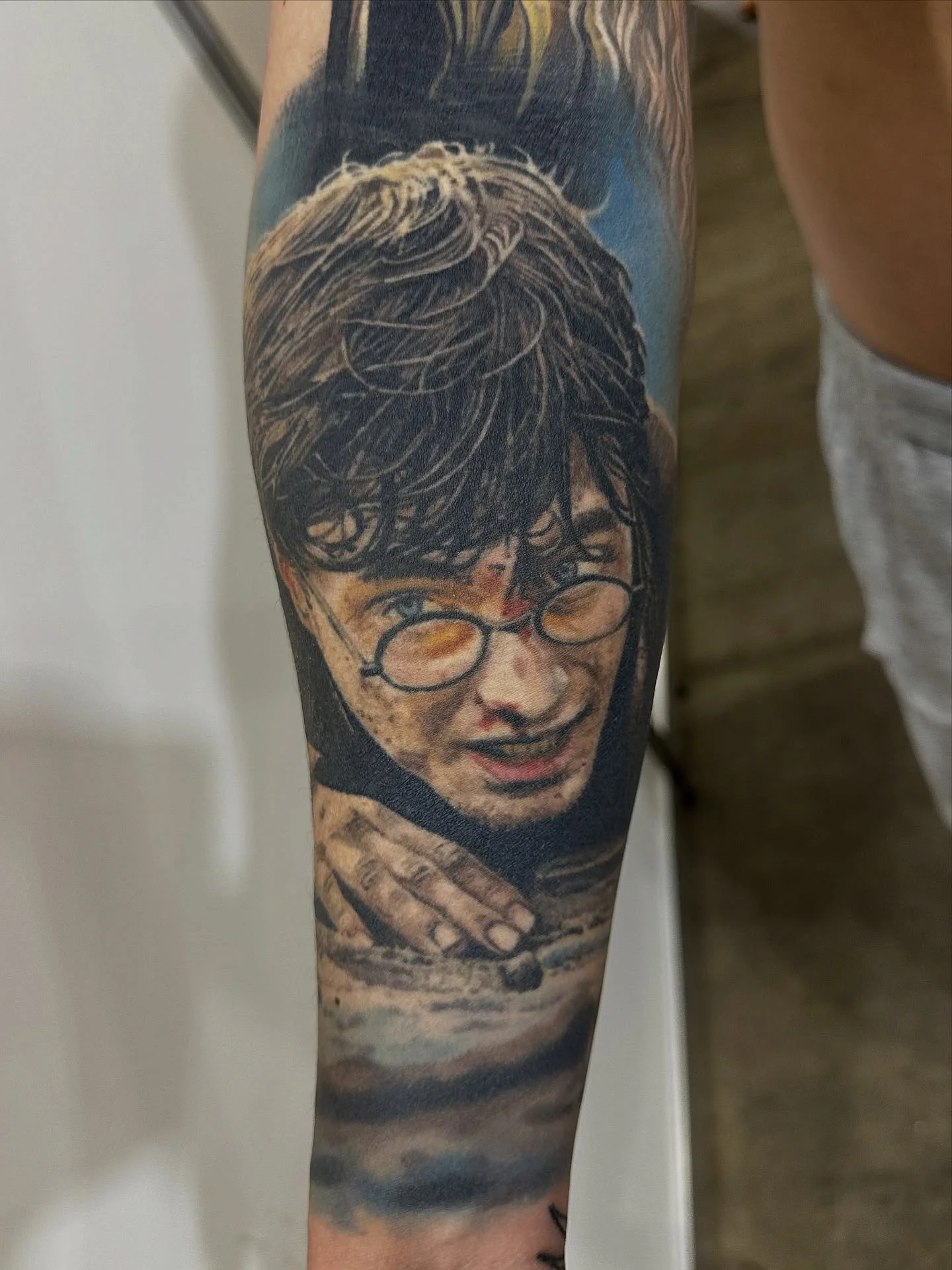 Healed Harry Potter
7 years old! 

@harrypotter