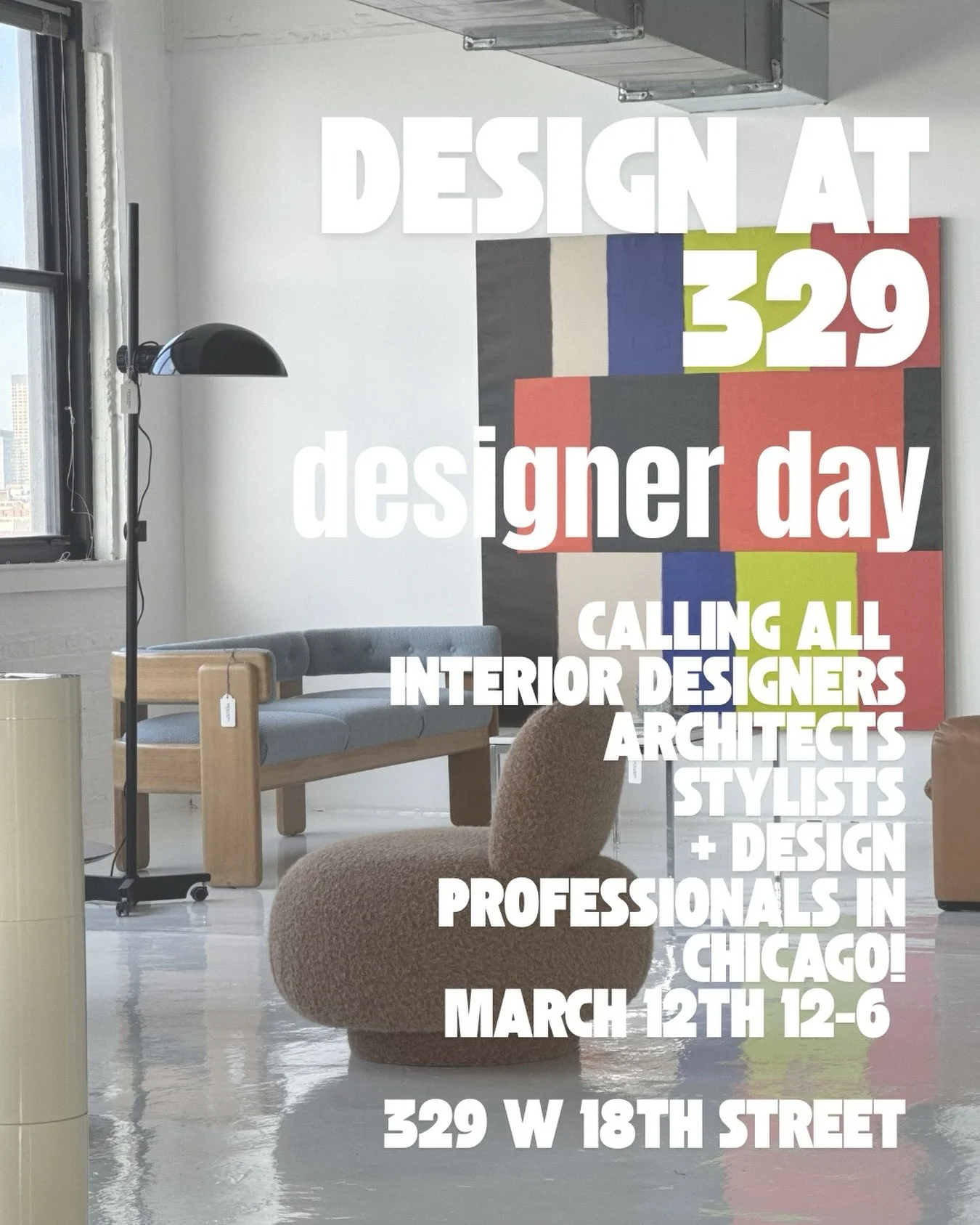 save the date design fam, we can't wait to share our spaces with you 🪑💡

March 12th 12-6 
329 w 18th street

RSVP in bio!