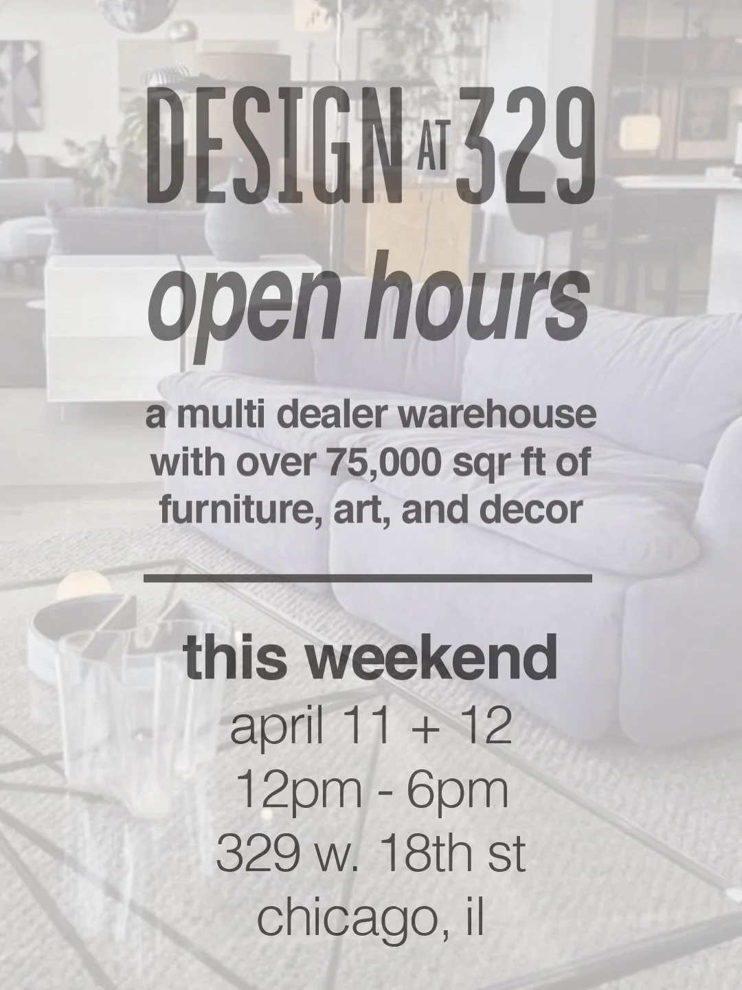 Your favorite destination for curation is open this weekend 12-6 Saturday and Sunday. Find us at 329 w 18th street 🪑