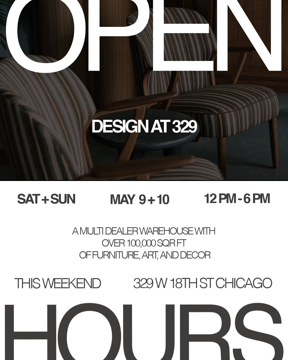 OPEN THIS WEEKEND 12-6
Lots of new inventory for you all &mdash; find us at 329 w 18th street