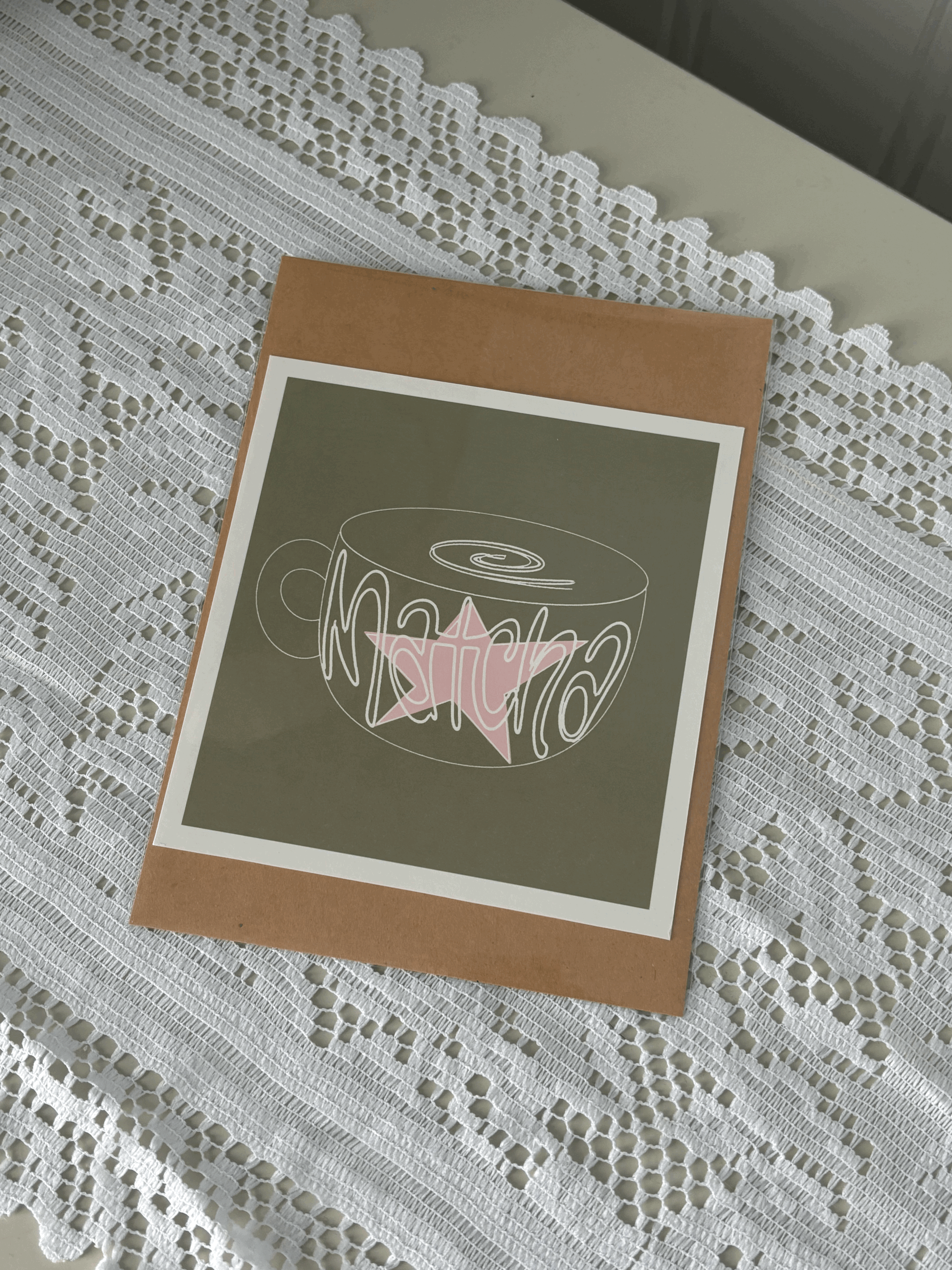 matcha please - digital print