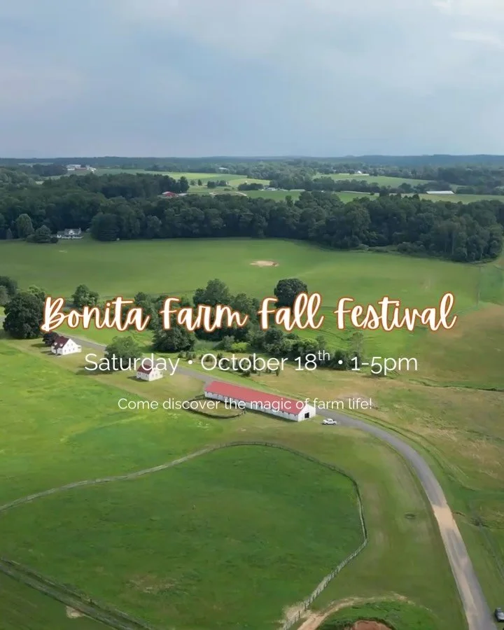 Tickets now available! 🎫✨Grab them in our link in bio. 

Gather your crew and come experience an afternoon of family fun and country charm on our beautiful farm! 

Look forward to:
&bull;Barn tours 
&bull;Hay rides &amp; pony rides
&bull; A straw ma