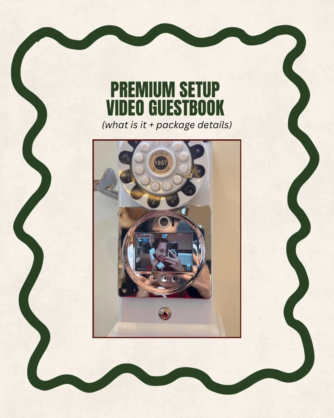 We&rsquo;re very excited to have our premium setup in Vancouver!

Treasure your guest messages through our video guestbook and play them back over and over again. 

Send us a DM or fill out our customer form on our website ☎️

🔖 video guestbook, vid