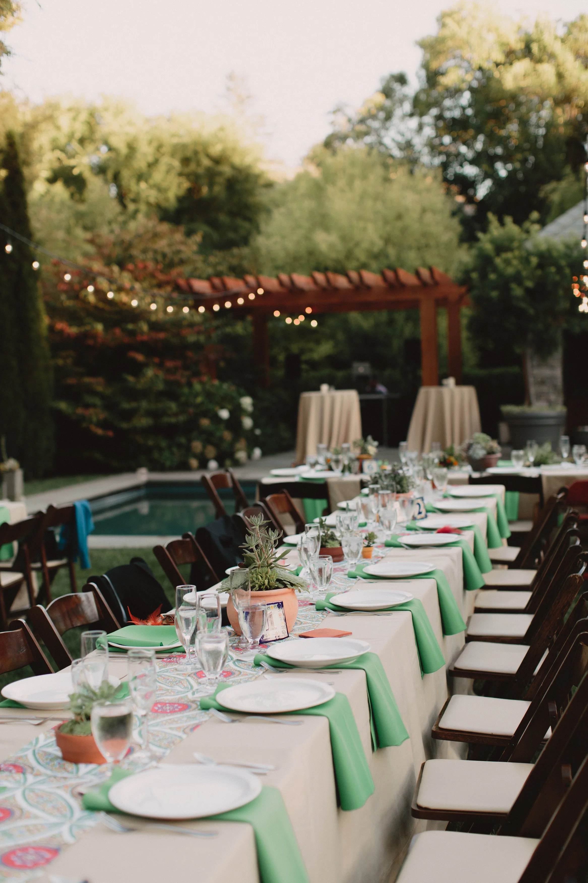 Event setup for a Bay Area celebration