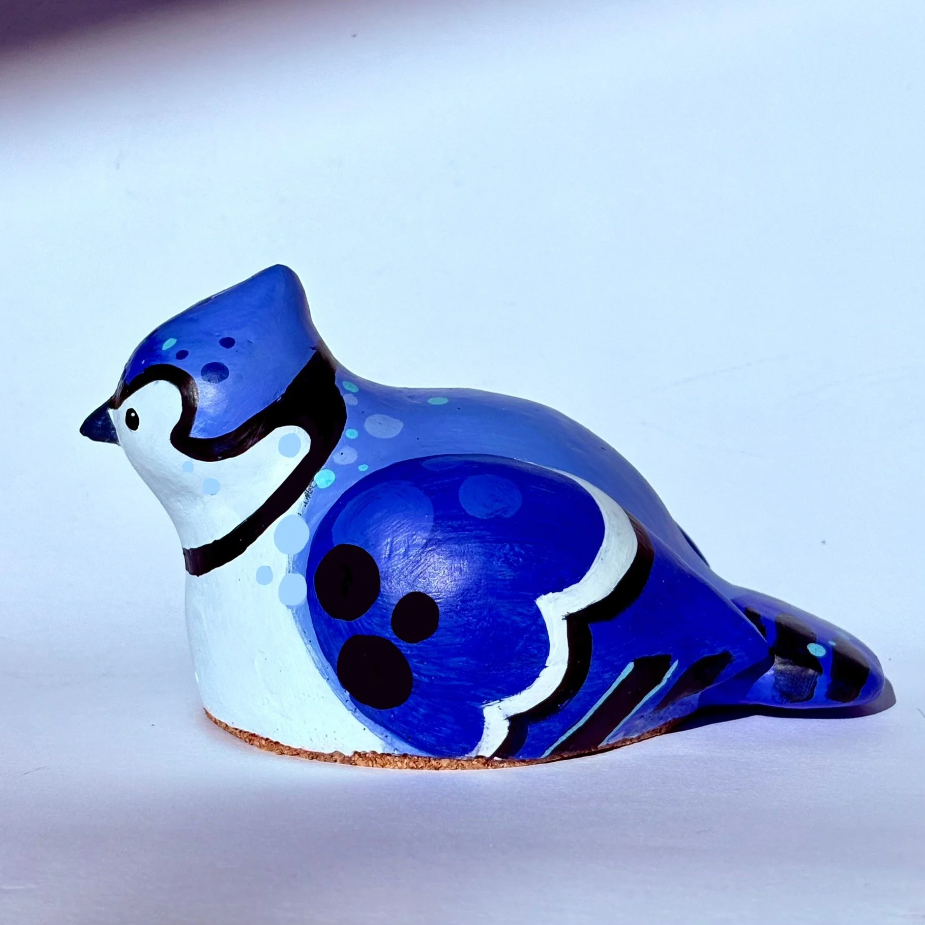 Blue Jay Figurine