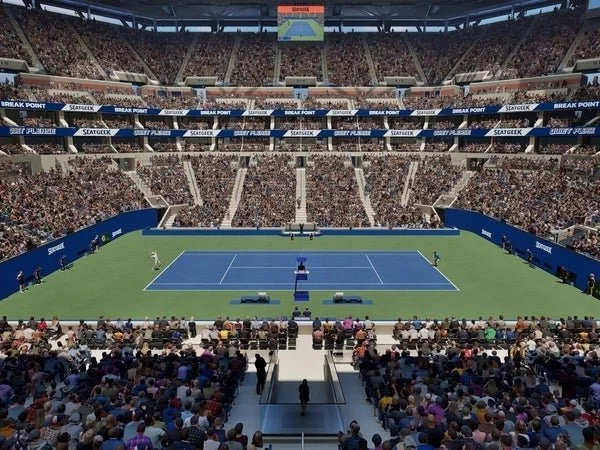 US OPEN On THE JUMBO SCREEN