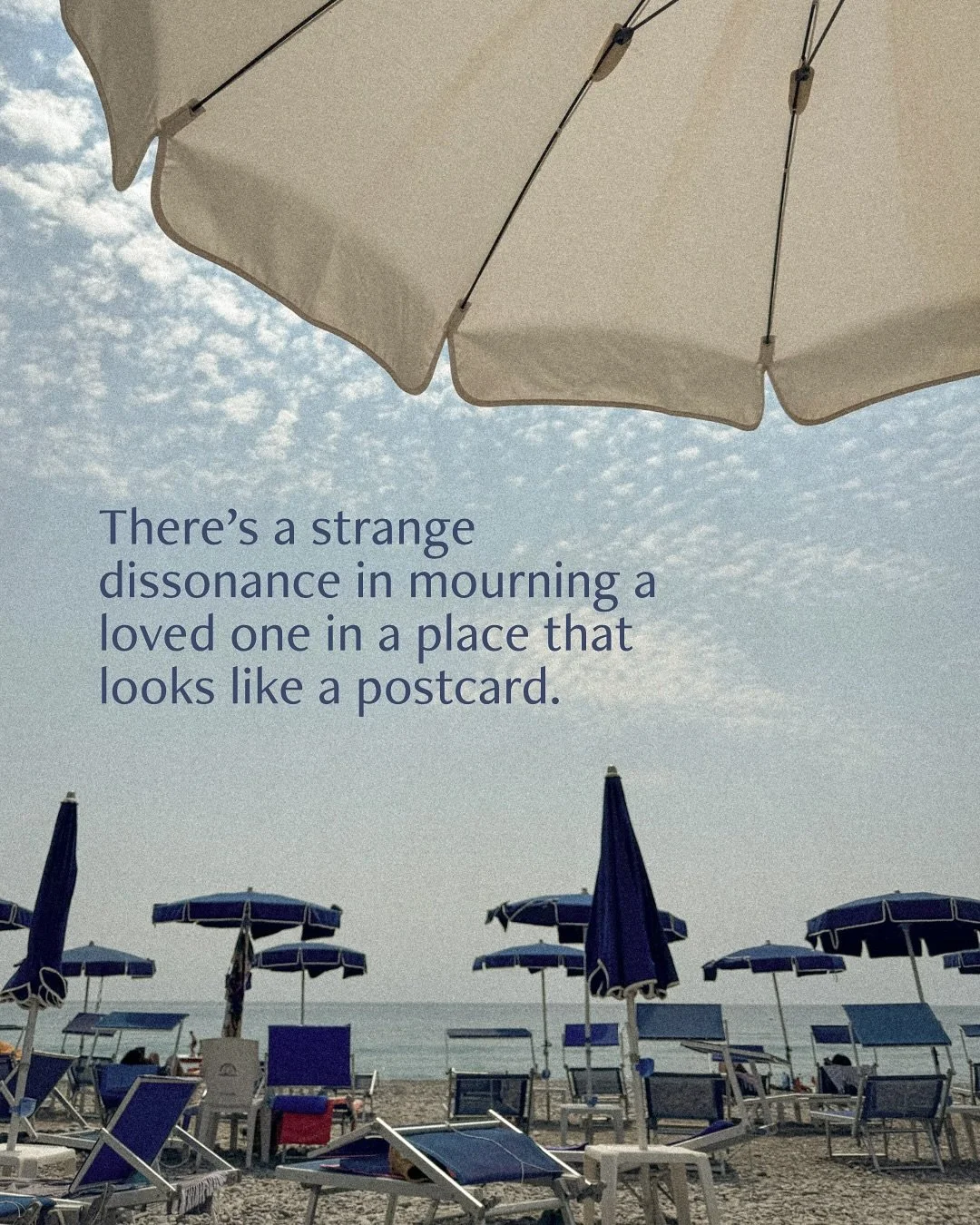 My dad recently passed away. I came back to Nice for his funeral, a city I know like the back of my hand, yet now it feels foreign. Every street carries his shadow. How can someone’s presence feel both everywhere and gone at the same time?
In