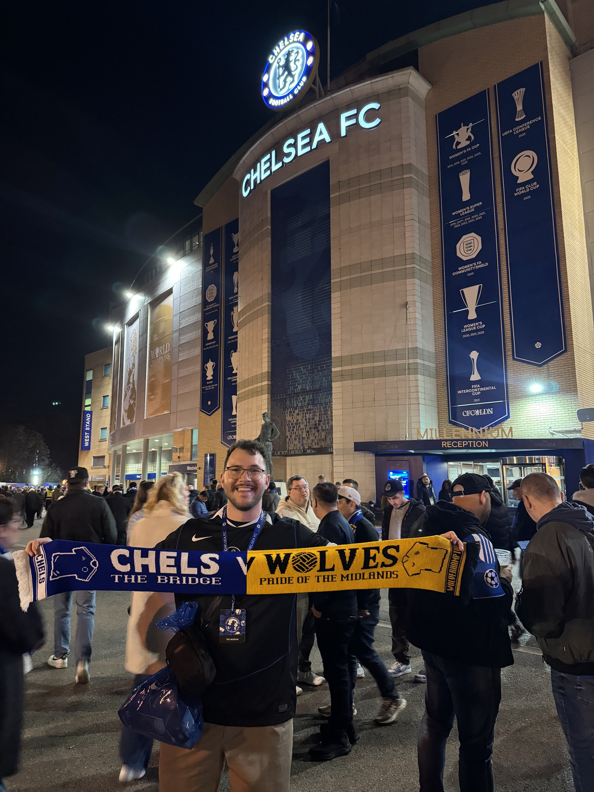 Outside of Stamford Bridge