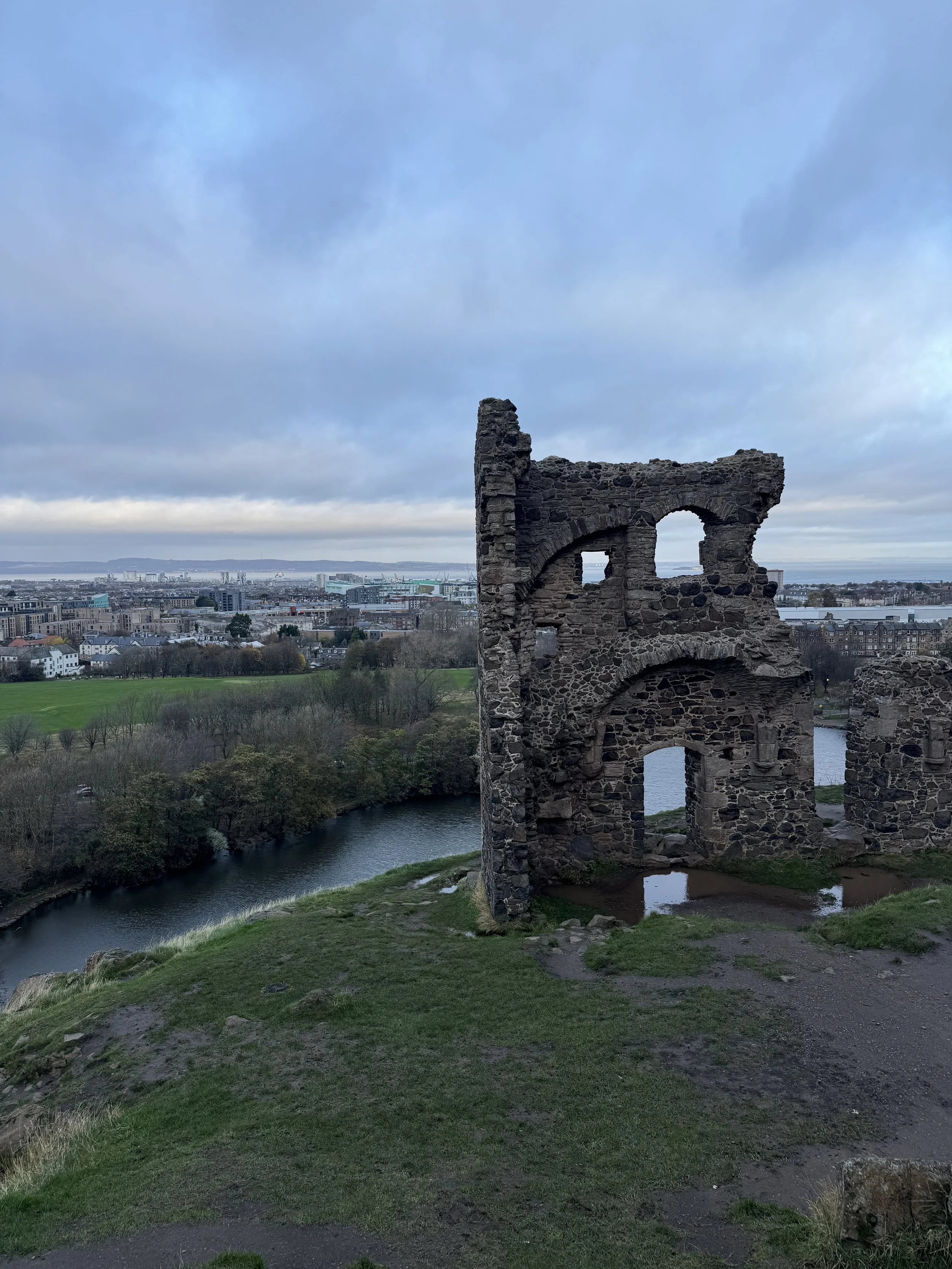 Ruins on the way up to Arthur's Seat