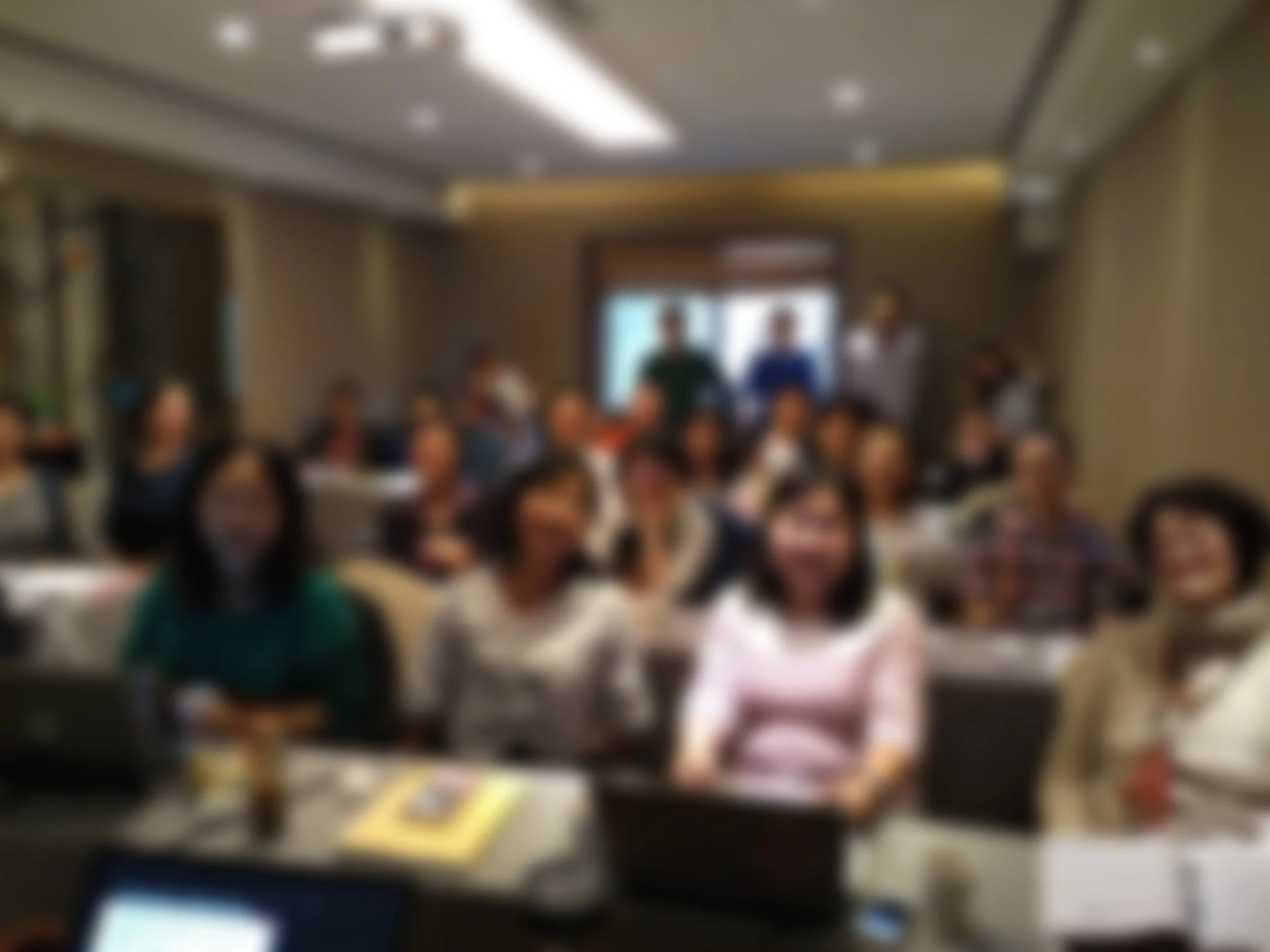 China: Blurred for attendee's safety