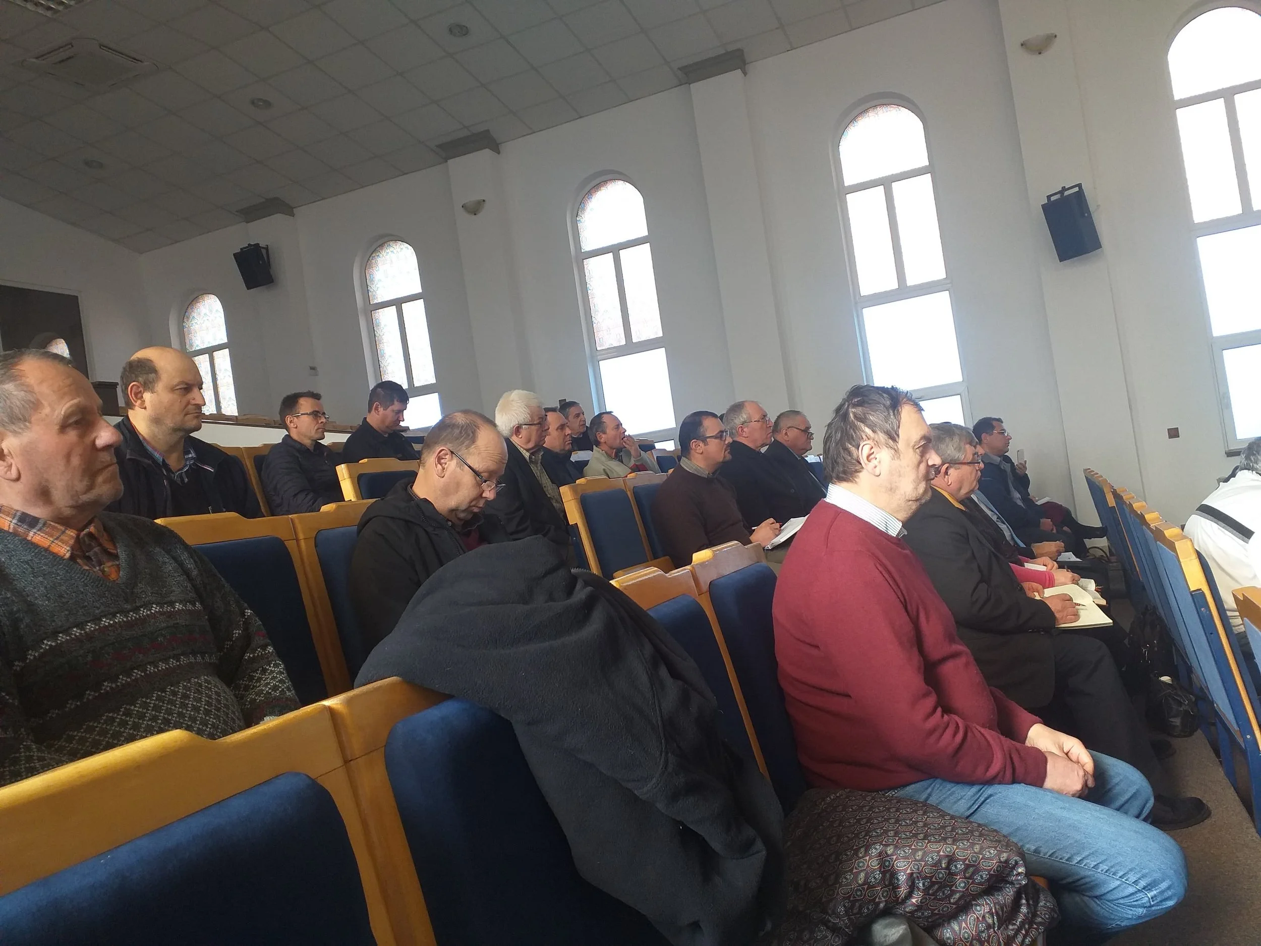 Baptist church, Comanesti, Romania