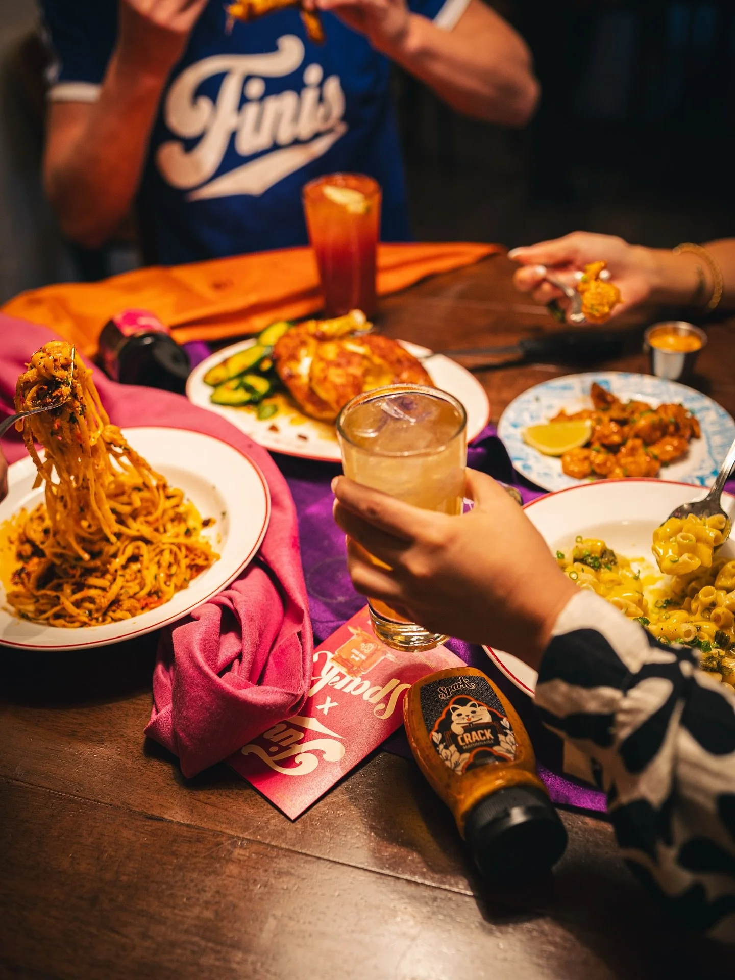 FINI&rsquo;S X A SPARK OF MADNESS:
HOMEMADE ITALIAN MEETS HOMEGROWN FLAVORS

This collab is pure YUM &ndash; FINI&rsquo;S homey Italian comfort combined with Spark&rsquo;s bold HK condiments. Confident, casual, zero fuss &mdash; and 100% Hong Kong.

