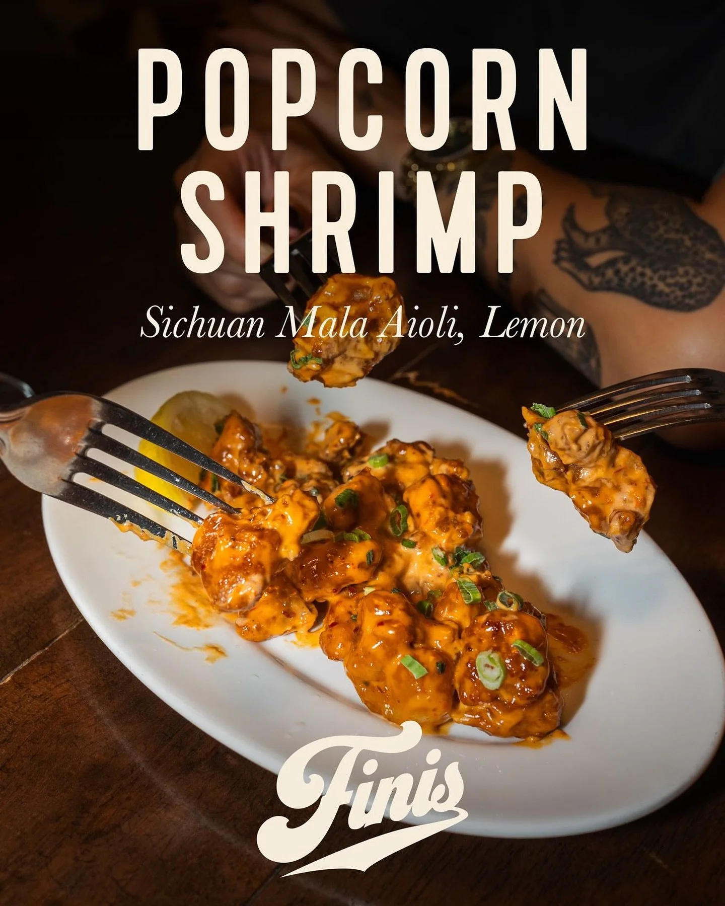 The dish our guests can&rsquo;t resist ordering every time they&rsquo;re back at FINI&rsquo;S. Available in both locations.