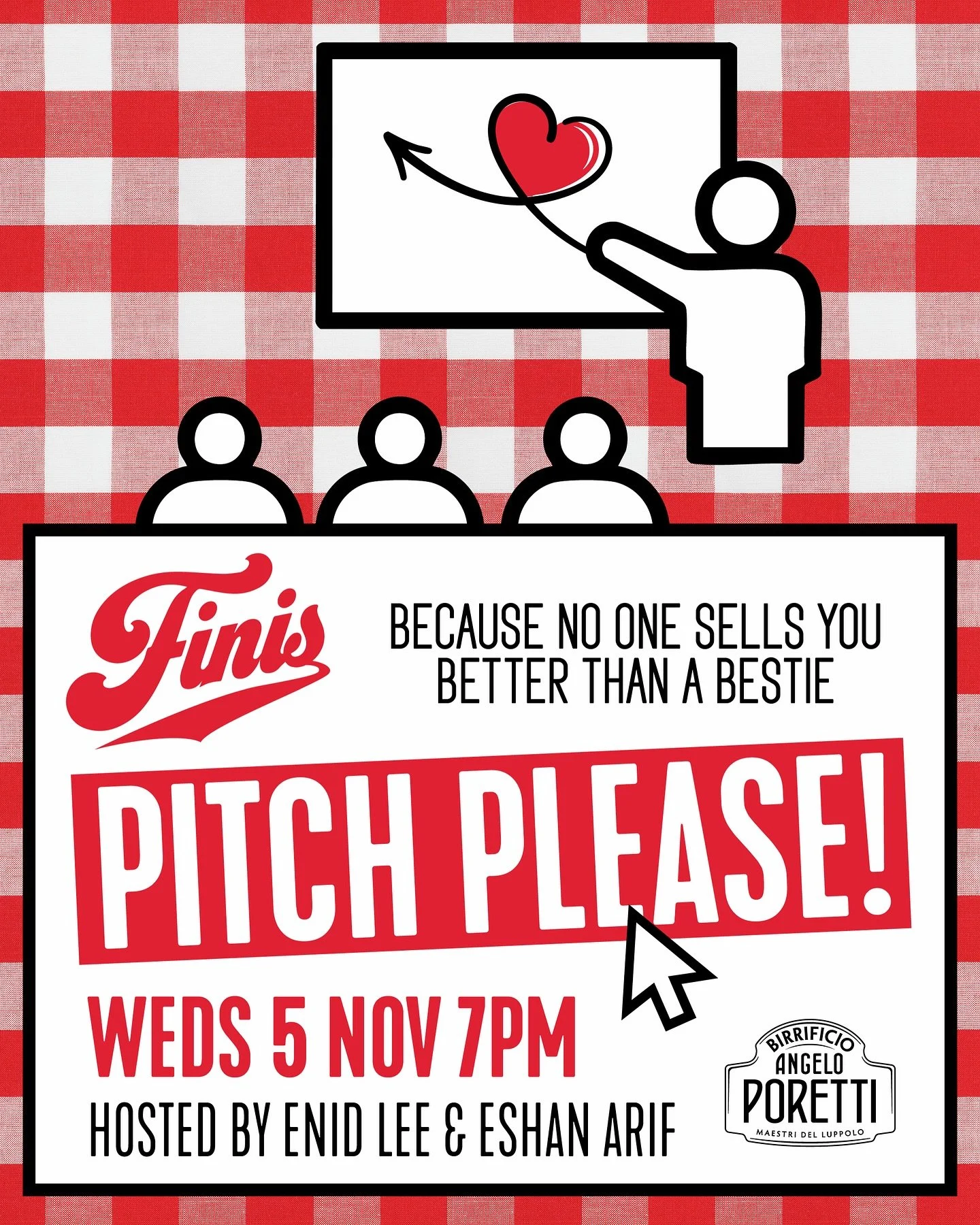 Swiping isn&rsquo;t working? We have a plan that actually works and it&rsquo;s hilarious 🤣

Introducing Pitch Please! FINI&rsquo;S SOHO first ever wingman dating night in Hong Kong. While we serve up amazing food and drinks for you, your best friend