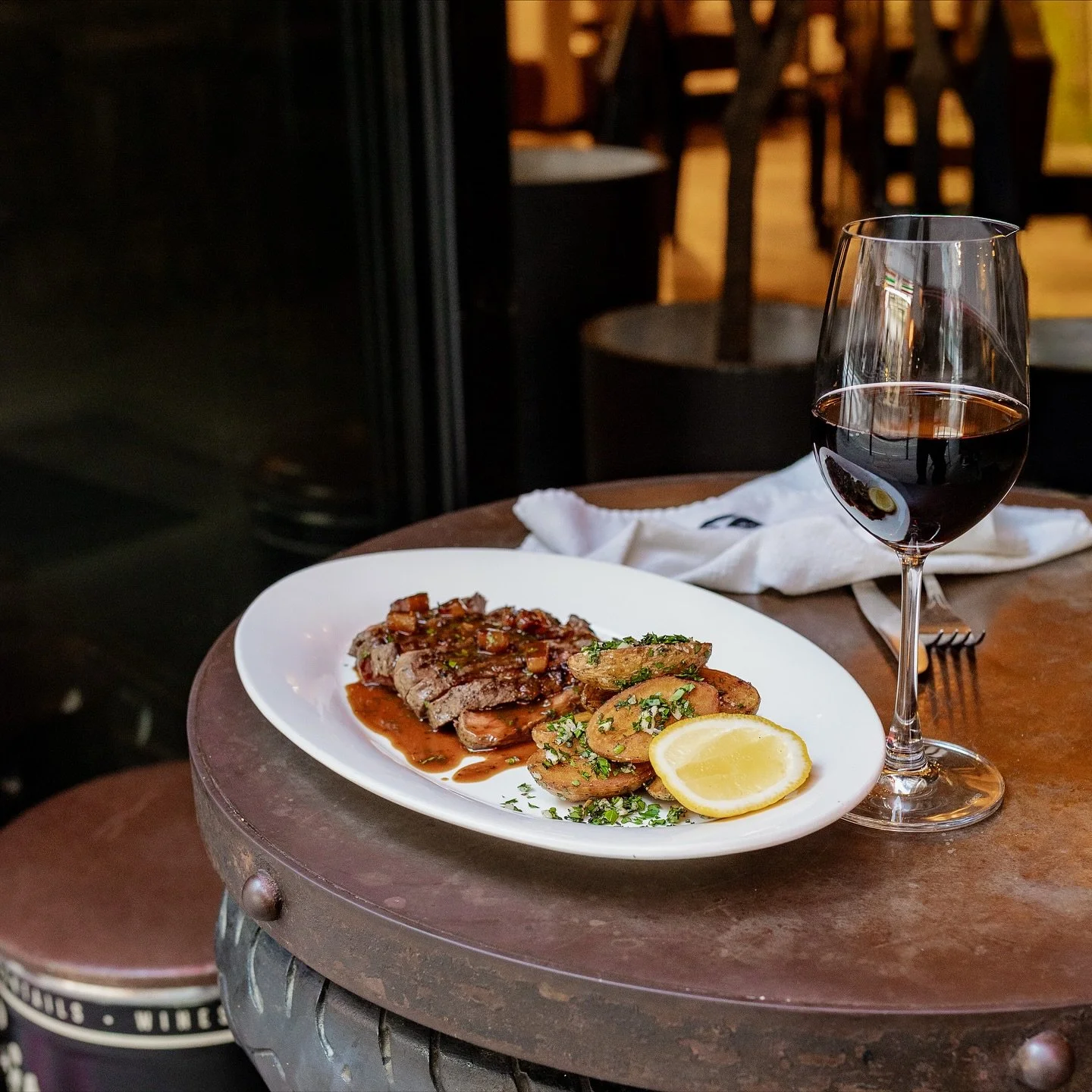 Our Steak Diane is a classic for a reason. It&rsquo;s simple, rich, and perfectly balanced. USDA Prime Sirloin, Veal Jus, Dijon,Fresh Rosemary Pancetta, and crispy fingerling potatoes. 

Just good steak, available only at FINI&rsquo;S SOHO. Booking l